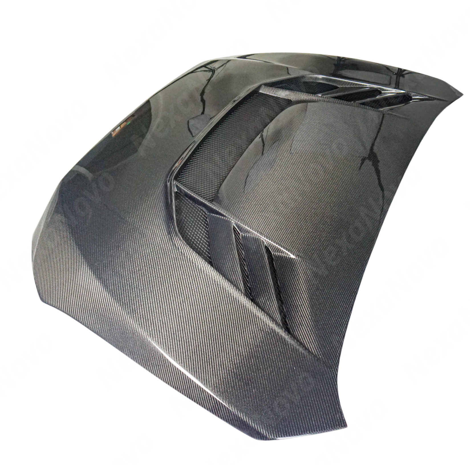 NexaNovo 2017 VA WRX carbon fiber reverse scoop hood