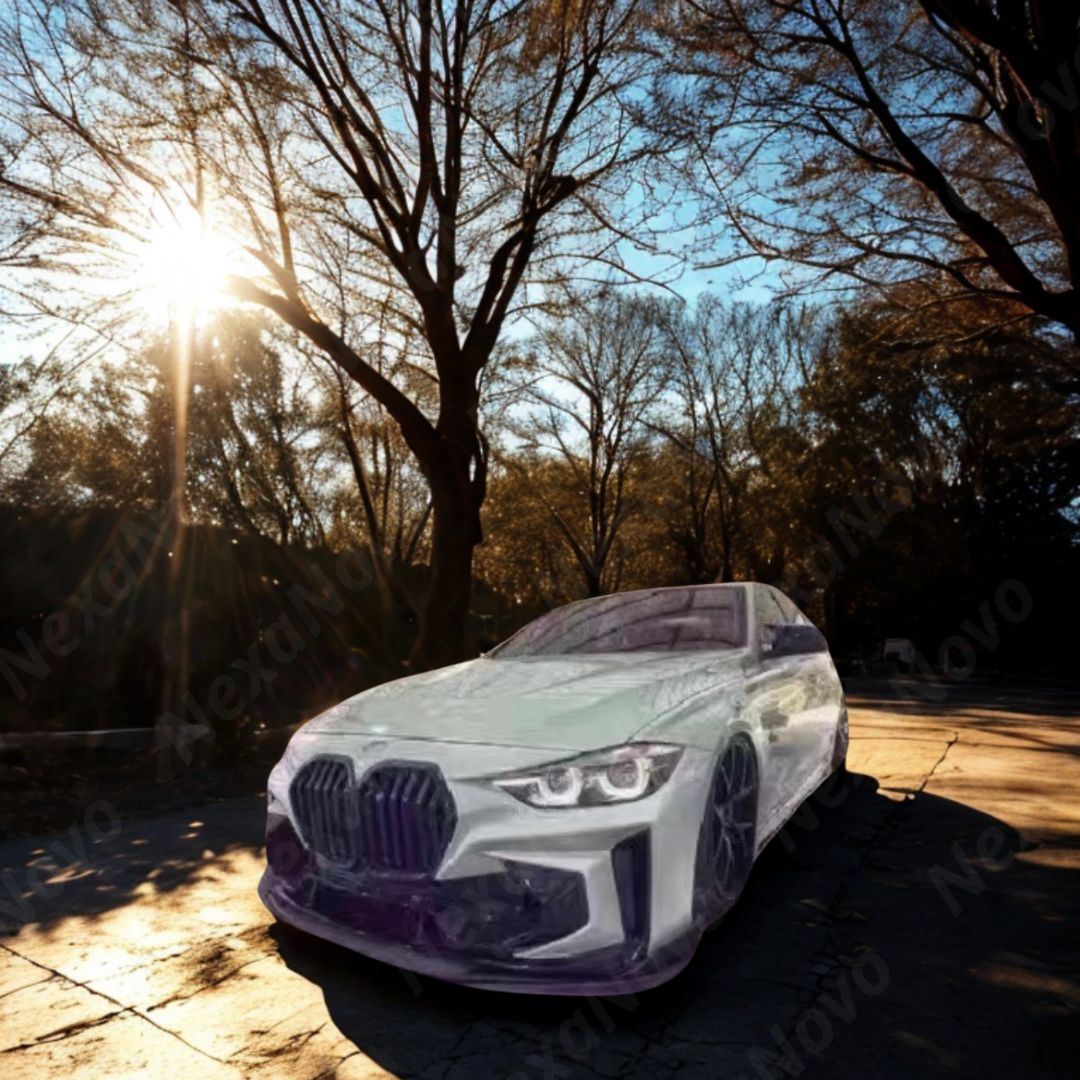 NexaNovo BMW F30 2018 front PU bumper with fog openings