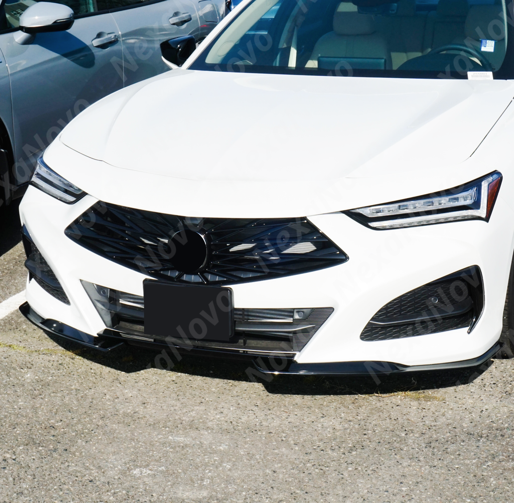 NexaNovo 2022 TLX Type S PU front bumper spoiler