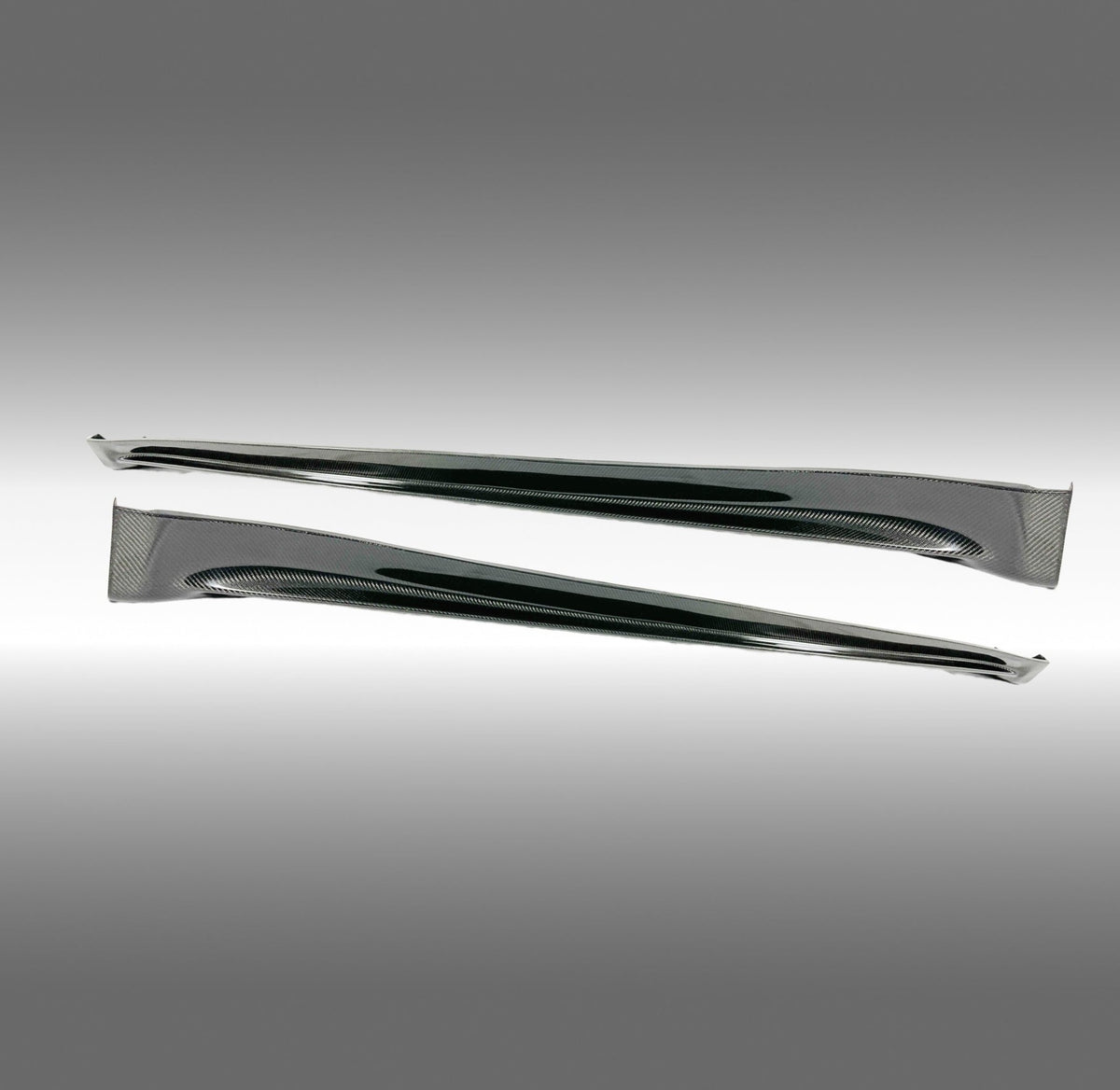 2022 Tesla Model Y Real Carbon Fiber Side Skirt Extensions Body Kit by NexaNovo