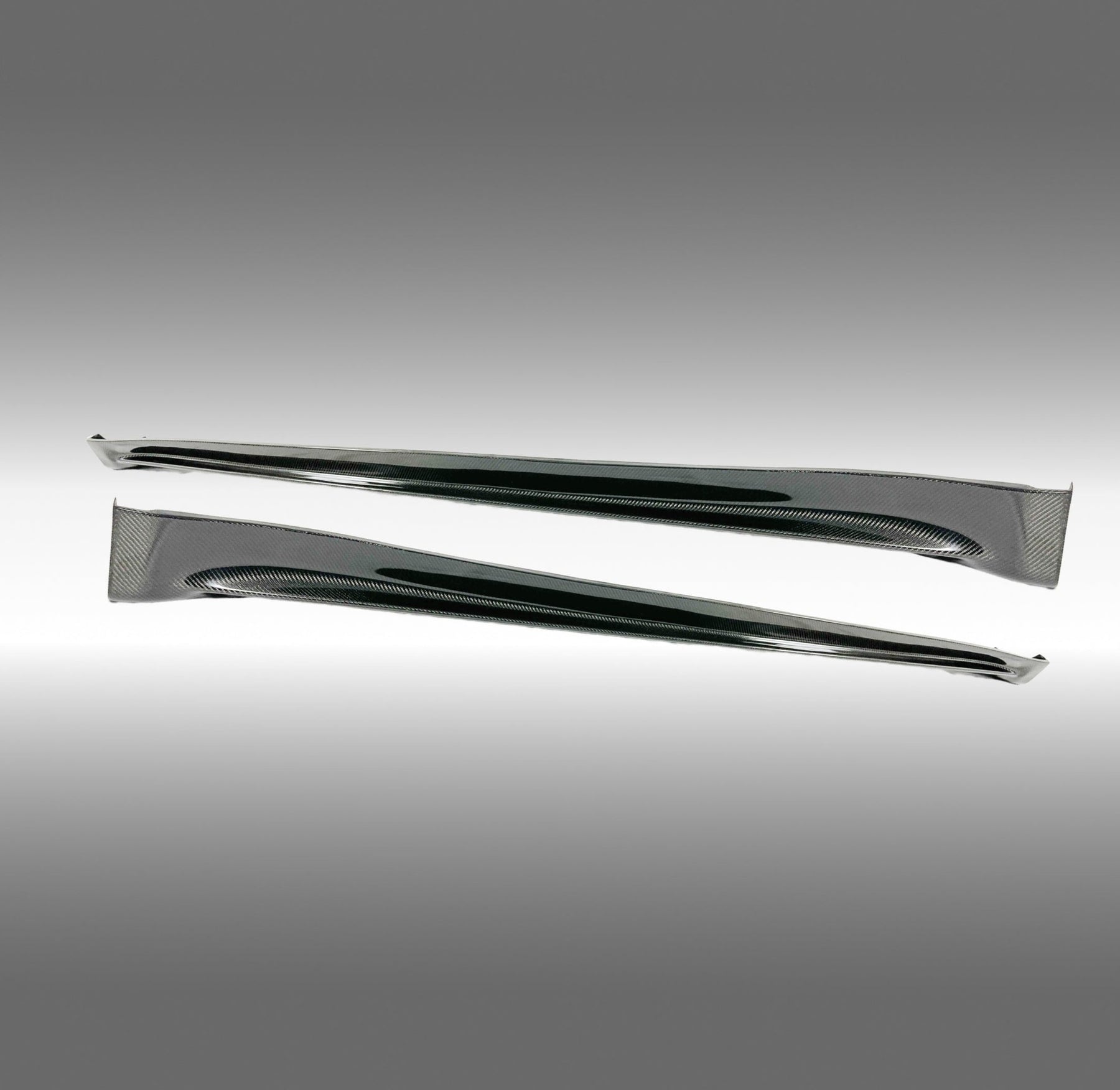 2022 Tesla Model Y Real Carbon Fiber Side Skirt Extensions Body Kit by NexaNovo