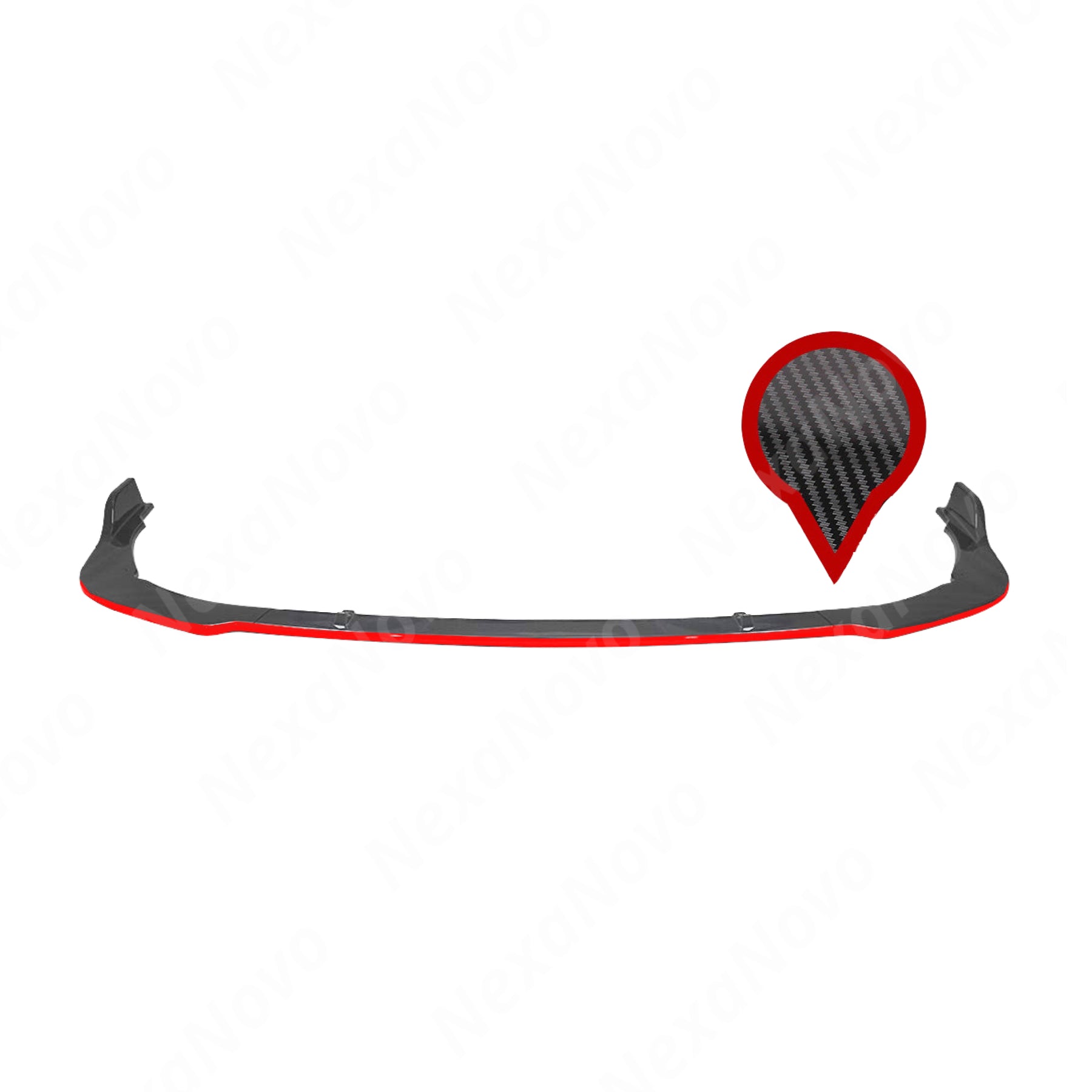 2023 Toyota Camry TRD Style 5-in-1 Set: Front Lip, Rear Diffuser, and Side Skirt Splitters by NexaNovo