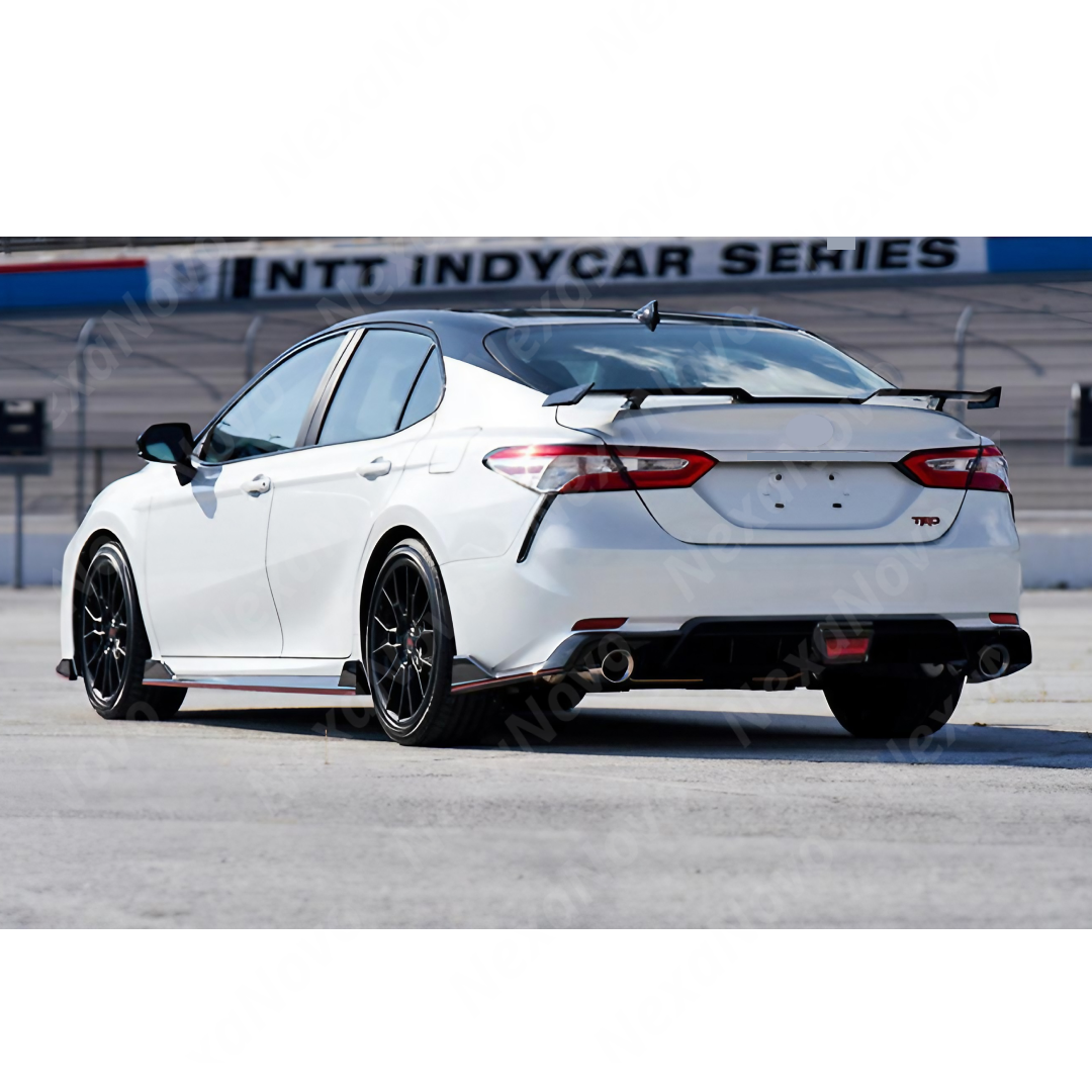 2023 Toyota Camry Rear Diffuser Splitters with LED Light TRD Style by NexaNovo