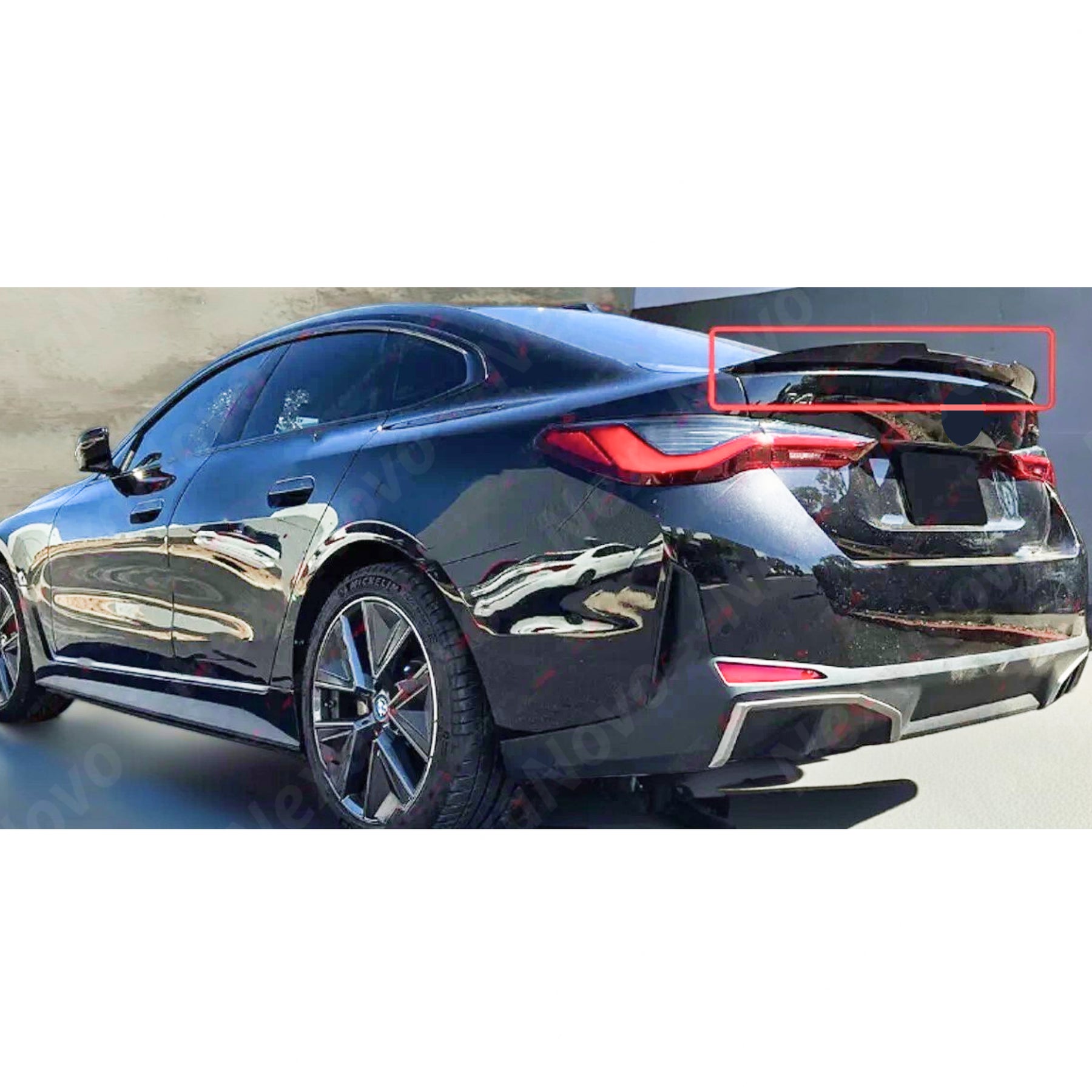 2024 BMW G26 4 Series M4 Style Gloss Black Car Spoiler NexaNovo