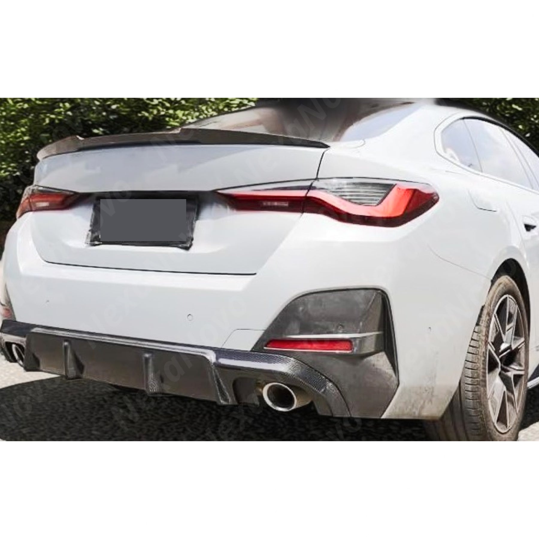 2024 BMW G26 4 Series M4 Style Gloss Black Trunk Spoiler Wing NexaNovo