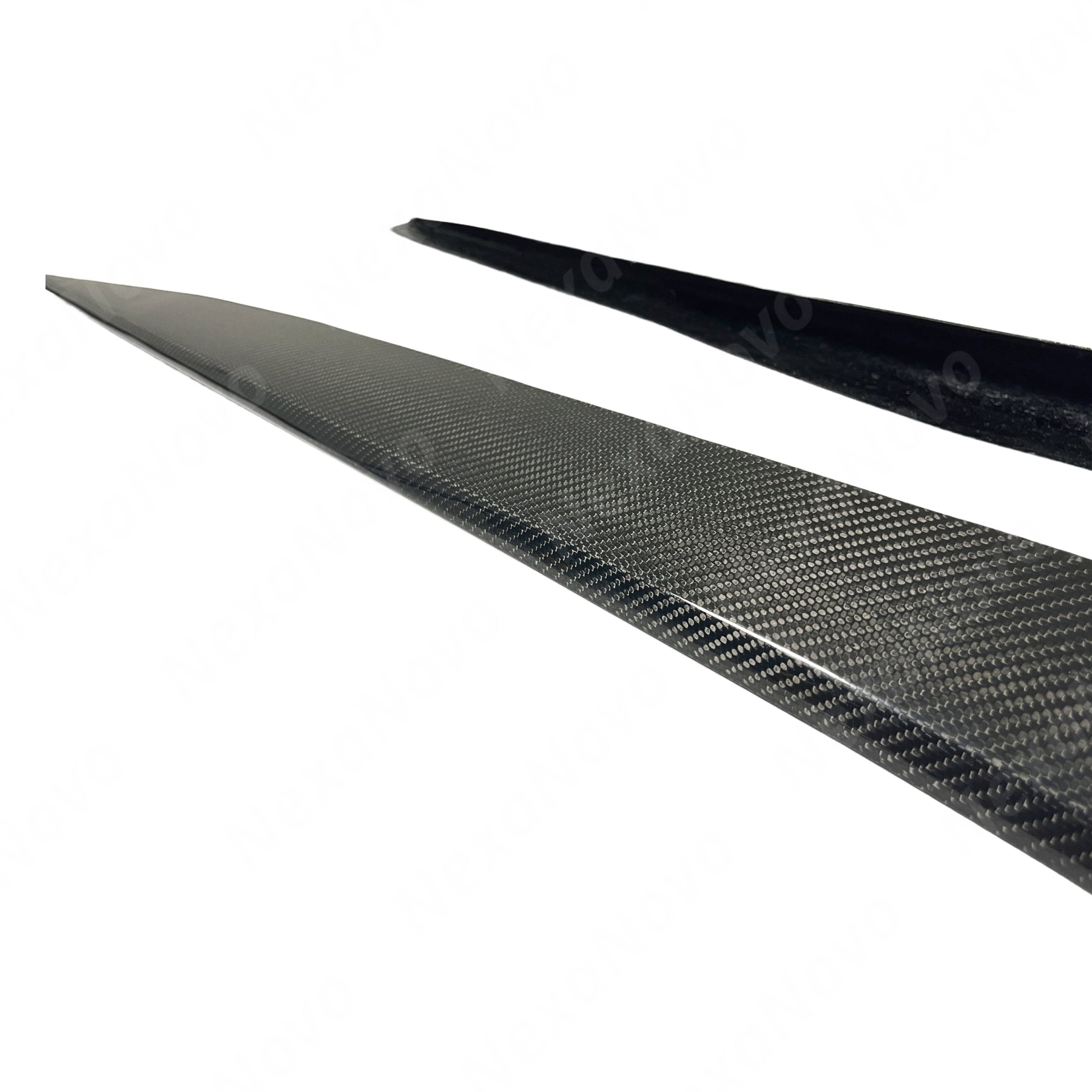 Real Carbon Fiber Side Bottom Extension Lip for 2020 Chevrolet Corvette C8 NexaNovo