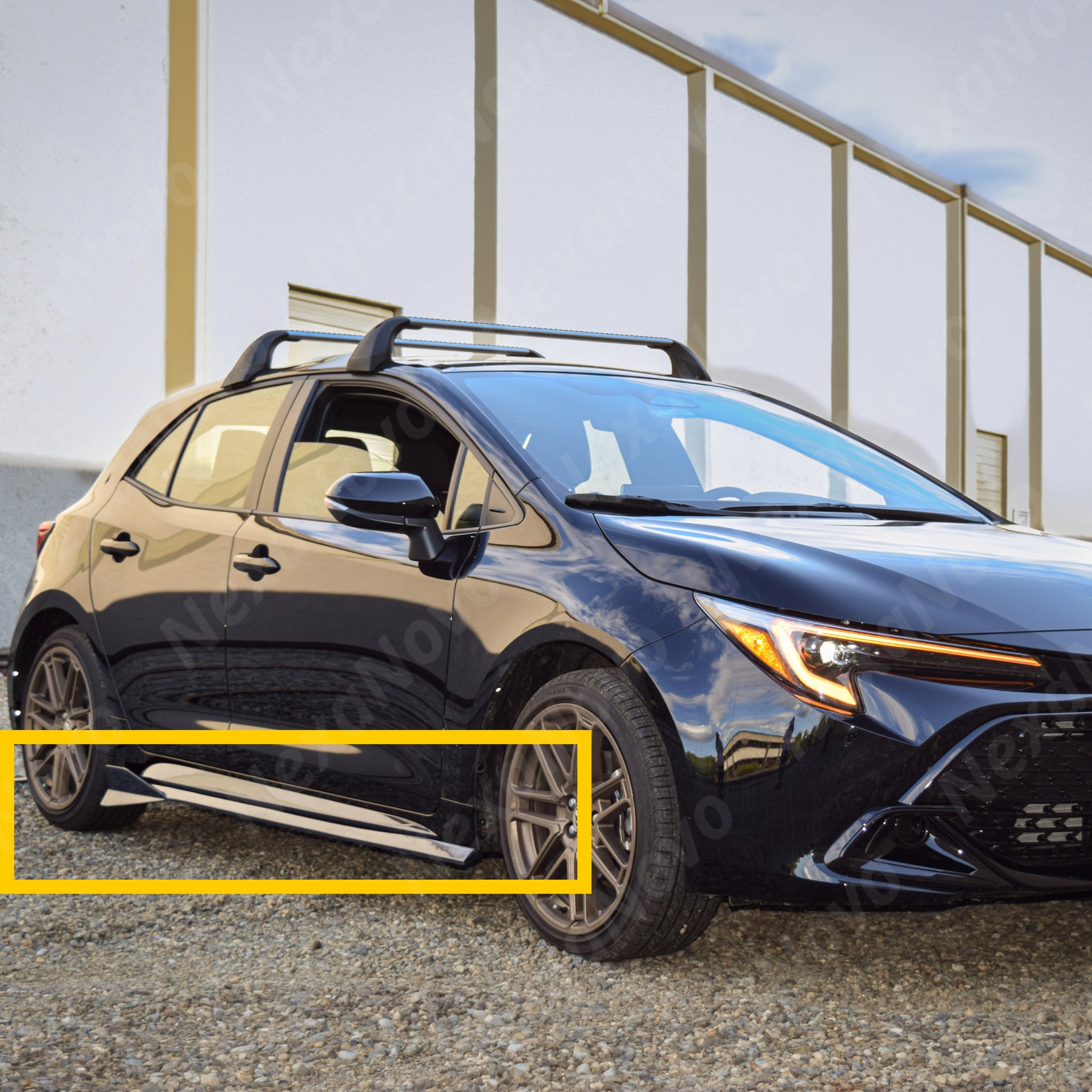 NexaNovo 2025 Toyota Corolla Hatchback side skirts body kit upgrade