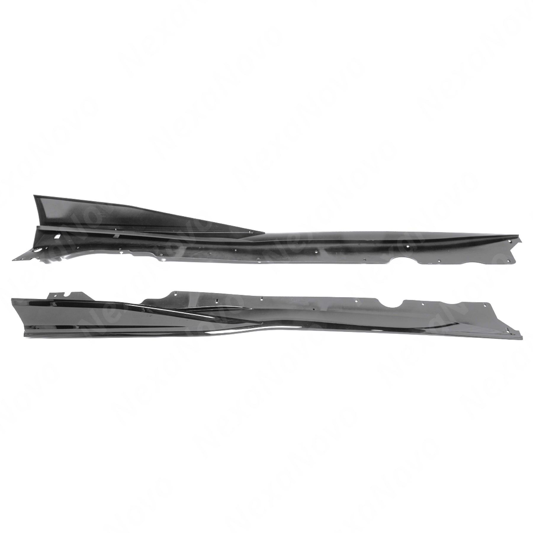 2025 Chevrolet Corvette C8 Side Bottom Extension Lip in Gloss Black by NexaNovo