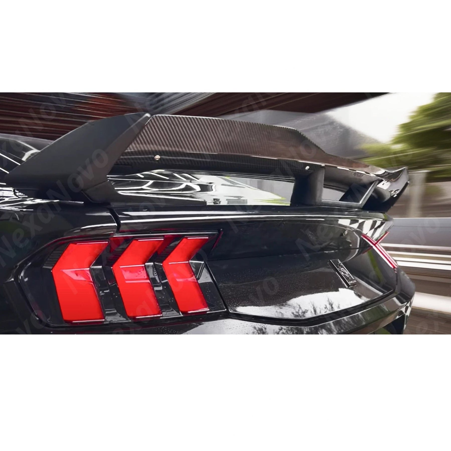 2025 Mustang DH Style Rear Gurney Flap Spoiler for GT Coupe by NexaNovo