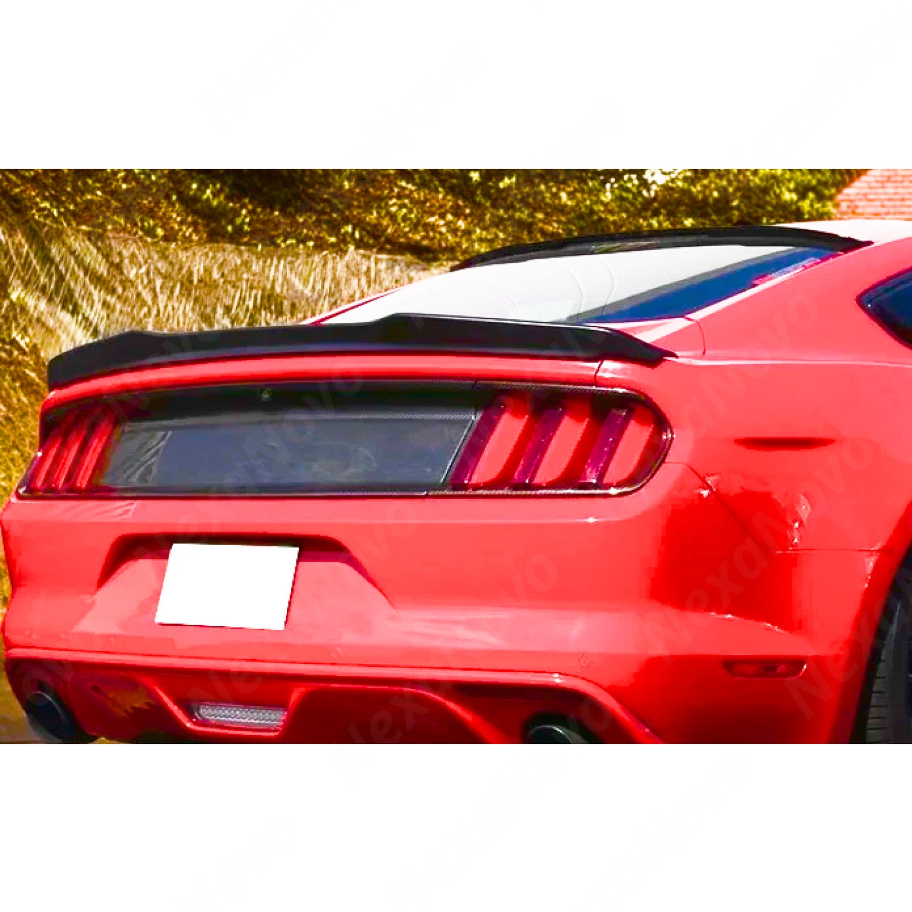 2025 Ford Mustang S650 Rear Trunk Wing Spoiler with Decklid Spoiler NexaNovo