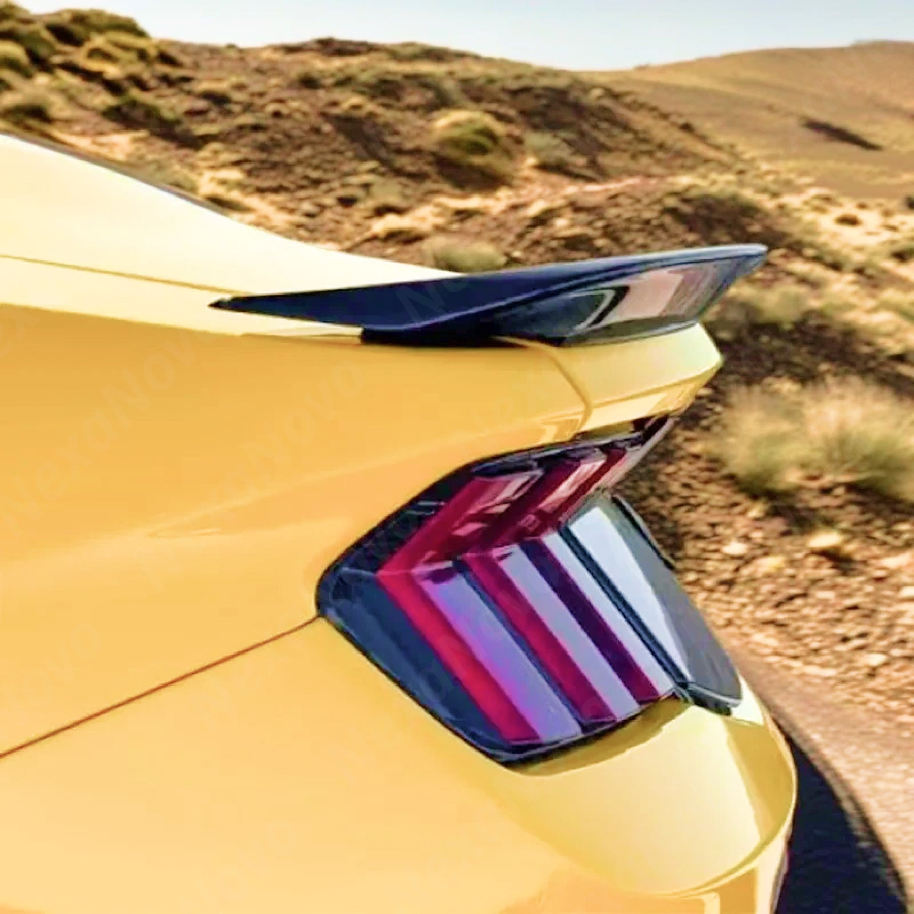 2025 Ford Mustang S650 Rear Deck Lid Wing Spoiler with Wicker Bill NexaNovo