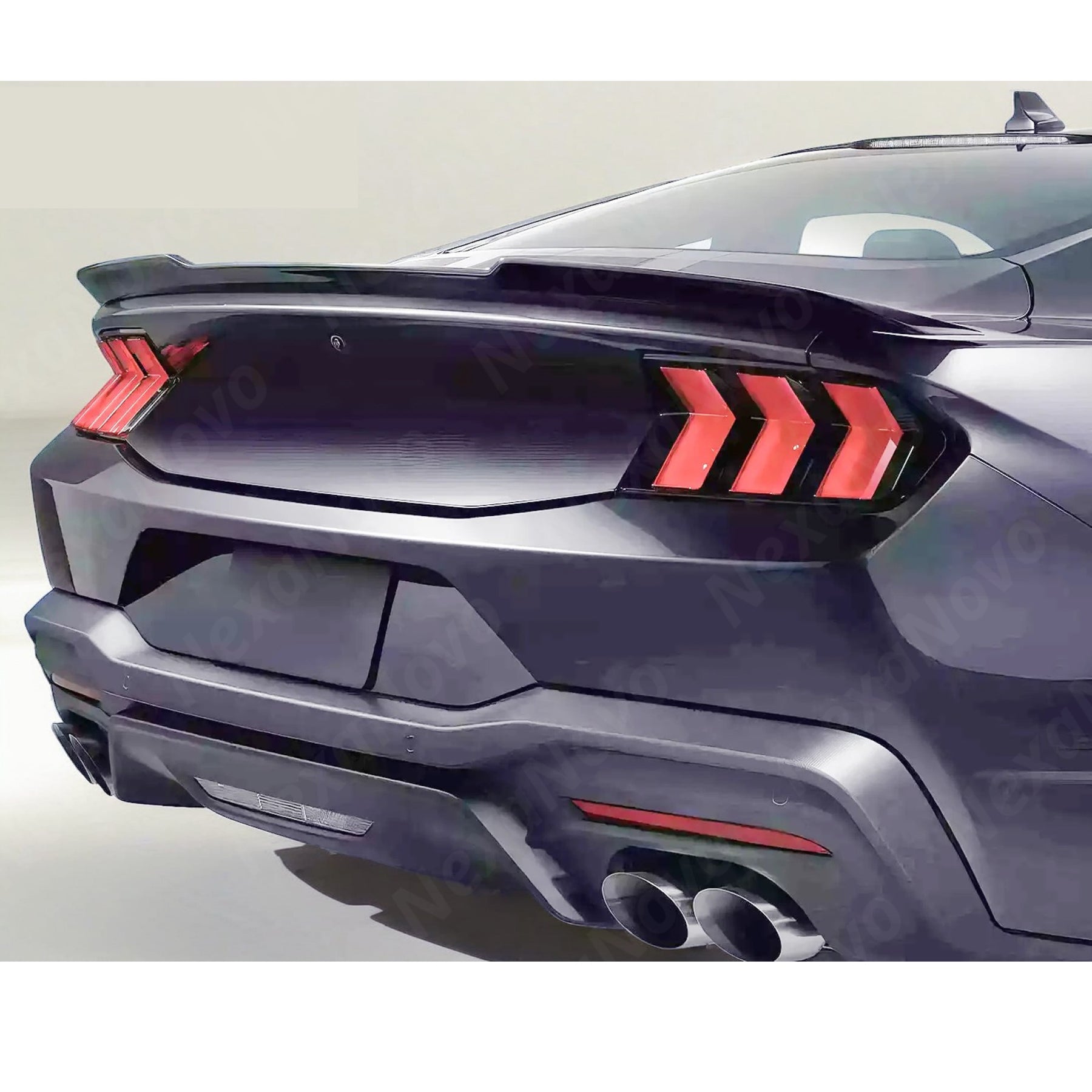 2025 Ford Mustang S650 Rear Trunk Wing Spoiler and Decklid Spoiler NexaNovo