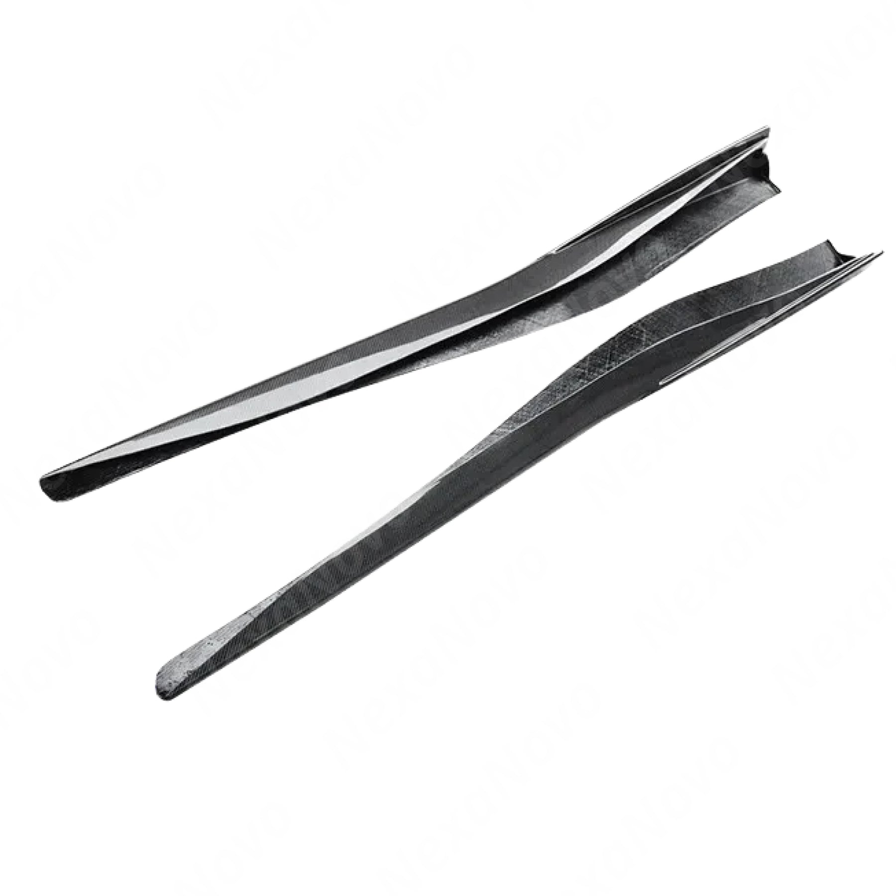 Real Carbon Fiber Side Body Skirts Kit for 2020 Chevrolet Corvette C8 NexaNovo