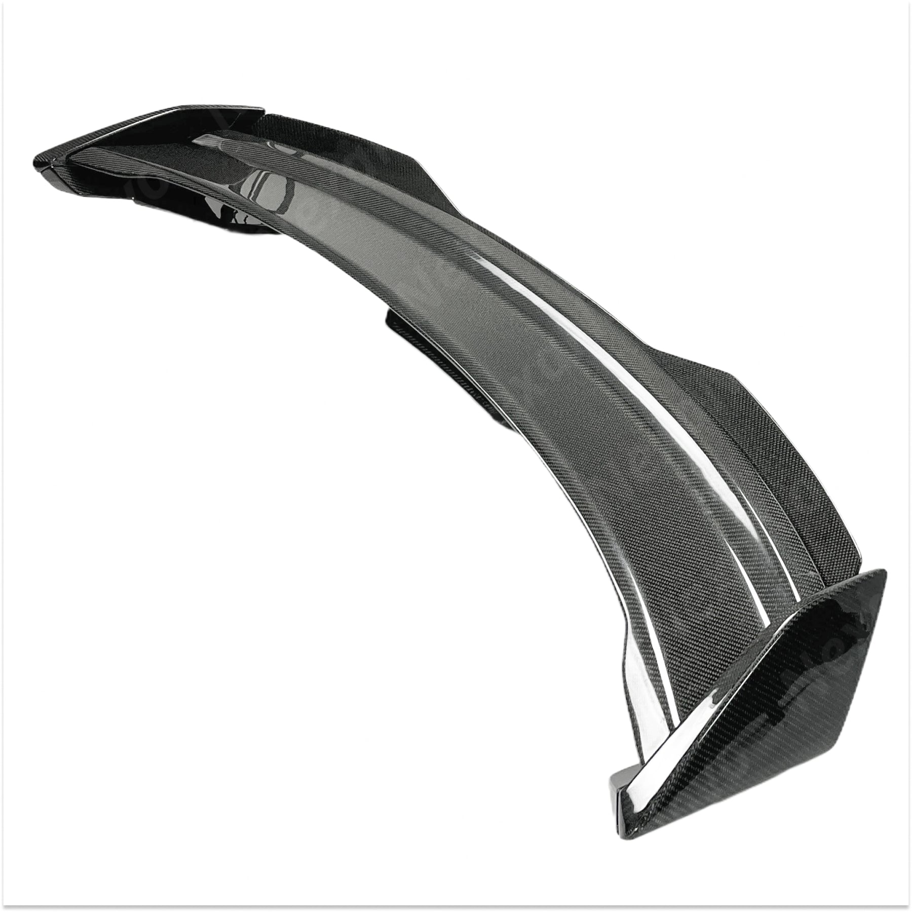 Gloss Finish Dark Horse Style Rear Wing Spoiler with Gurney Flap for 2024 Ford Mustang by NexaNovo