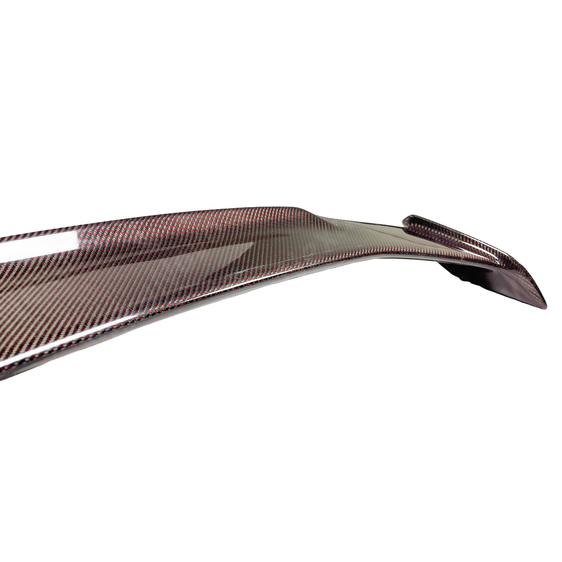 Sleek Red Carbon Fiber Rear Trunk Lip Spoiler Wing for 2023 Honda Civic Type R FL5 by NexaNovo