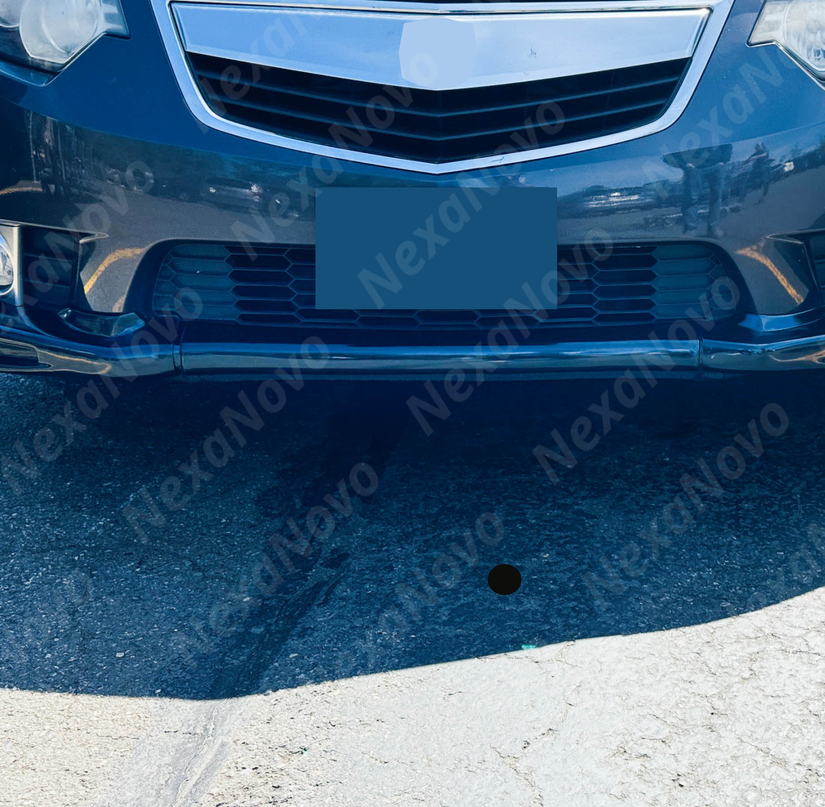 Durable ABS plastic material of the Acura TSX front lip kit