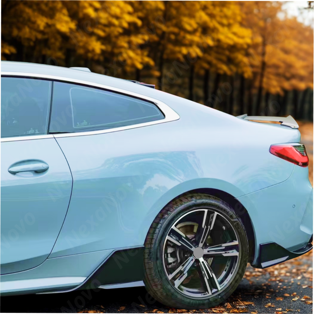 Sporty Nexanovo VTEN side skirts accentuating a BMW 4 Series Coupe