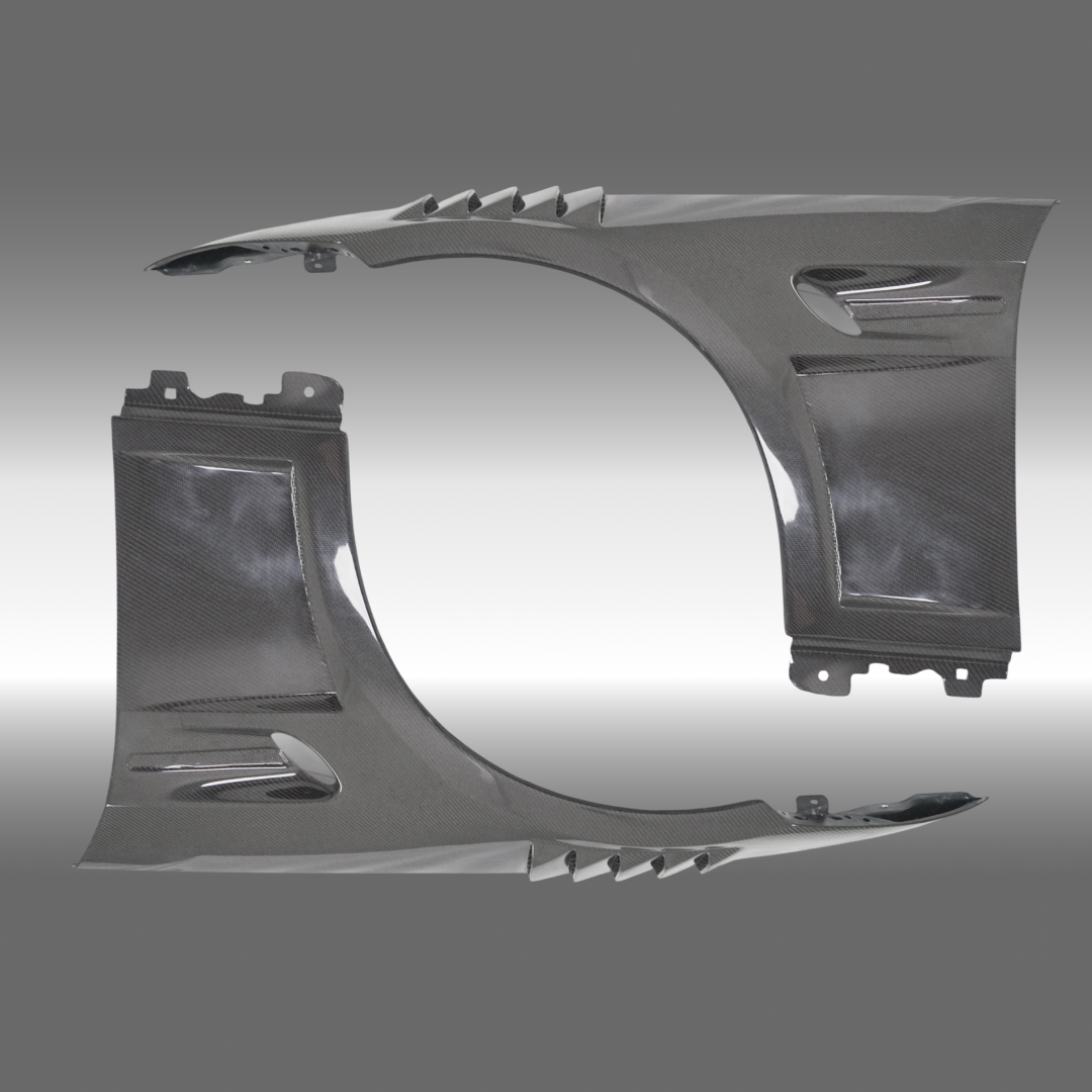 Wider stance provided by the NexaNovo vented fender on BMW E93 M3