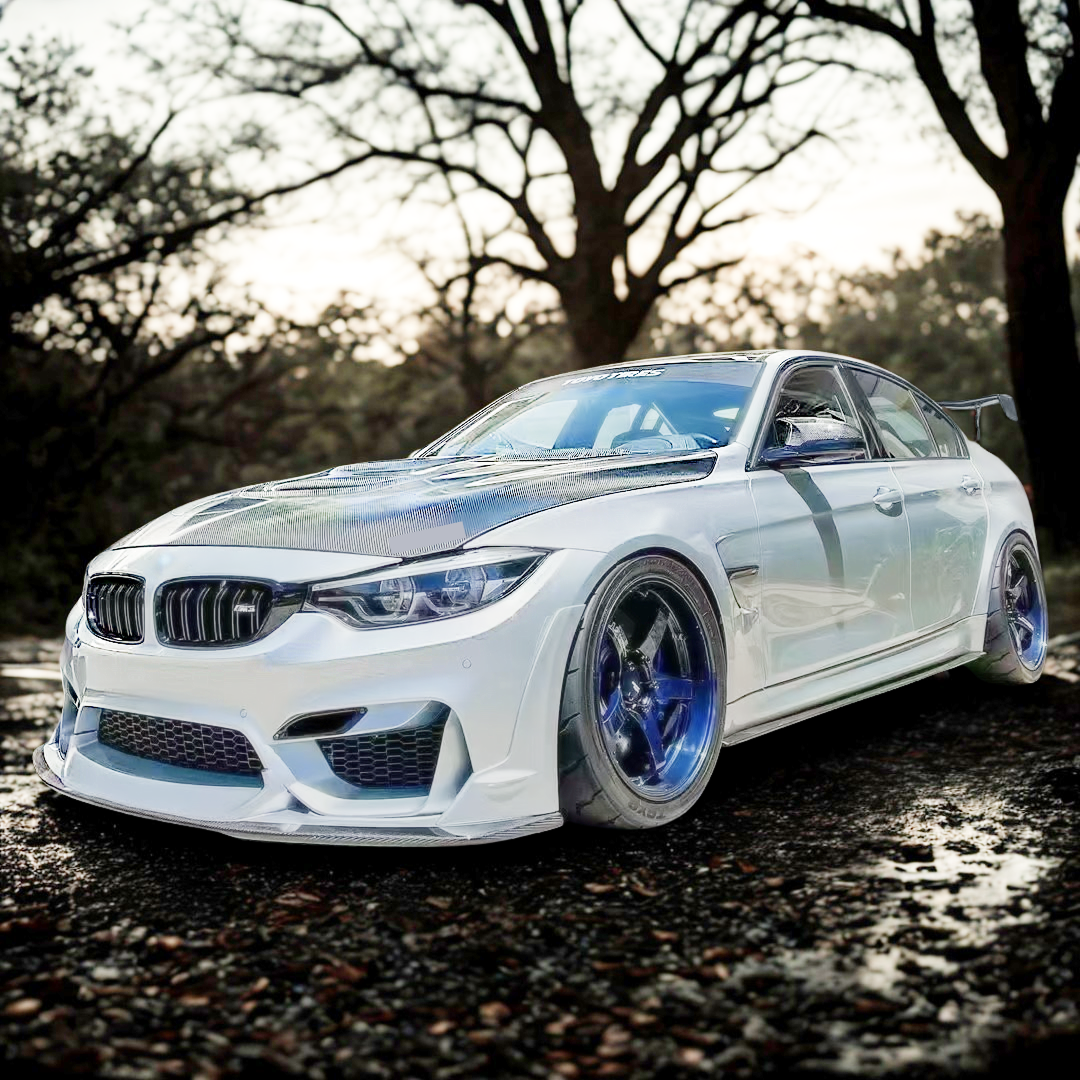 First step of VTEN kit installation on BMW F80 M3