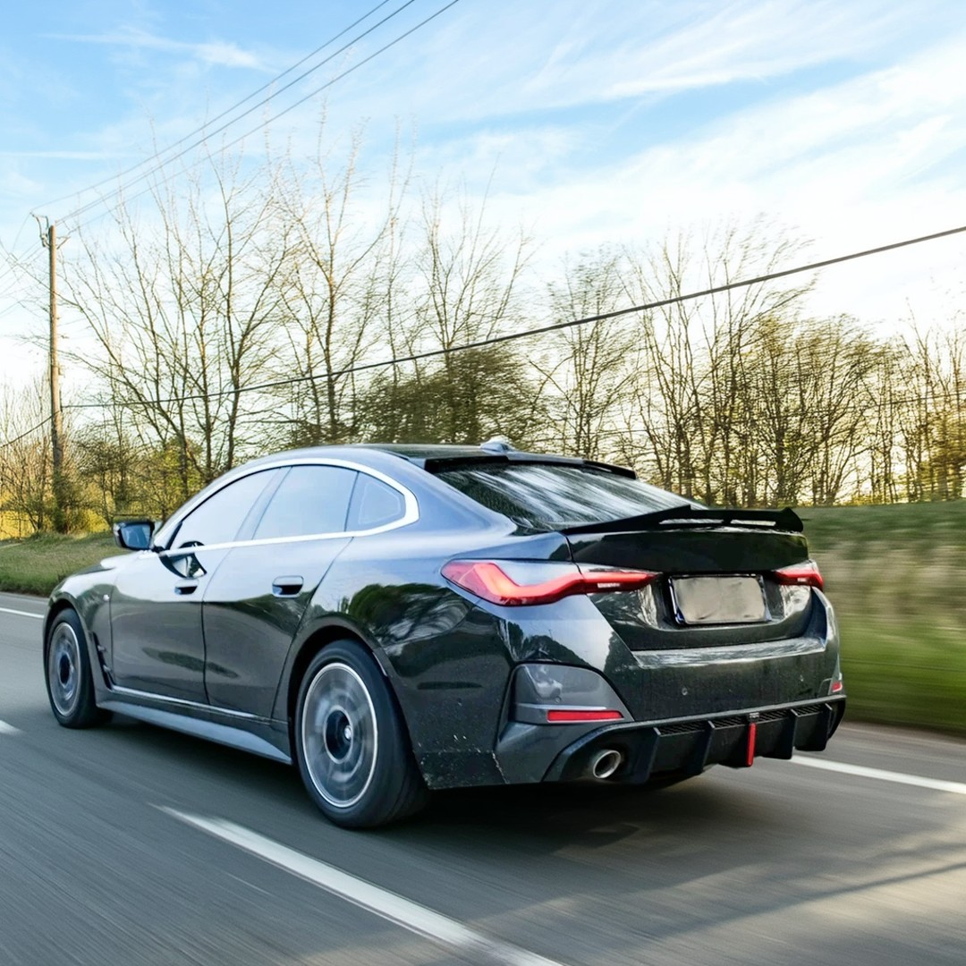 First step of VTEN rear diffuser with LED installation