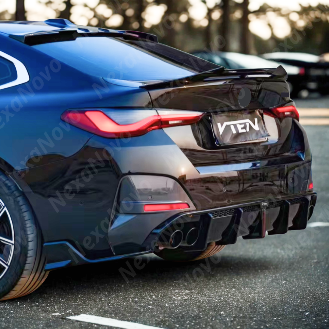 Styling upgrade for 2023 BMW G26 with VTEN dual diffuser and LED