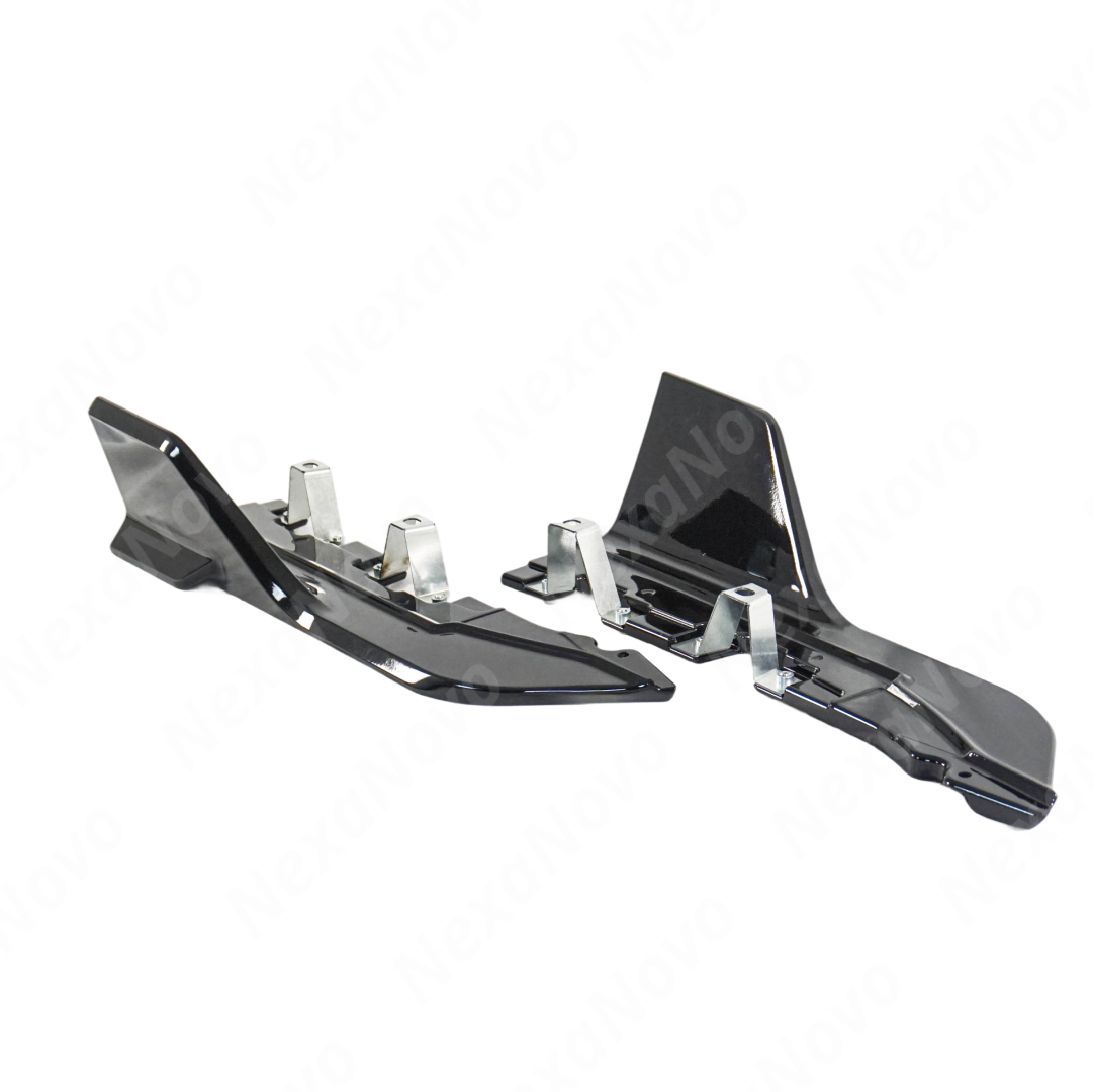 Comparison of stock vs VTEN rear splitters on BMW G26