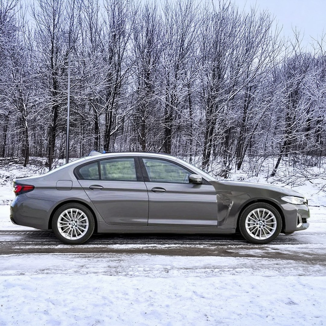 Close-up of the vented design on the NexaNovo carbon fiber fender panel