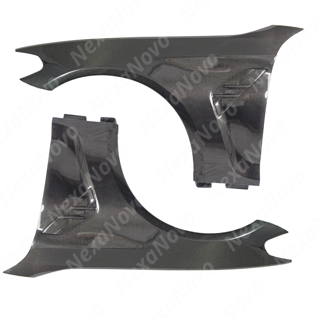 BMW G30 5 Series with NexaNovo M style real carbon fiber front fender