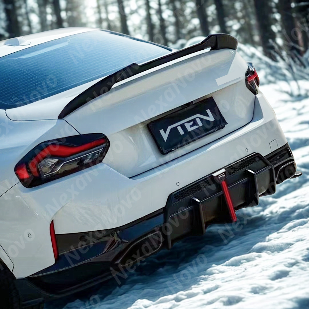 Precision fitment of VTEN rear diffuser on 2023 BMW G42