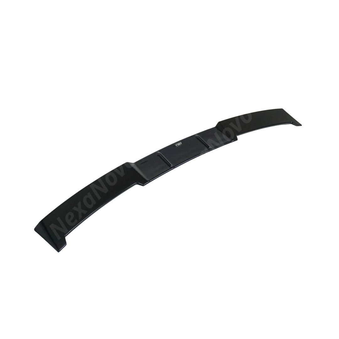 Comparison of stock vs VTEN roof lip spoiler on BMW G42