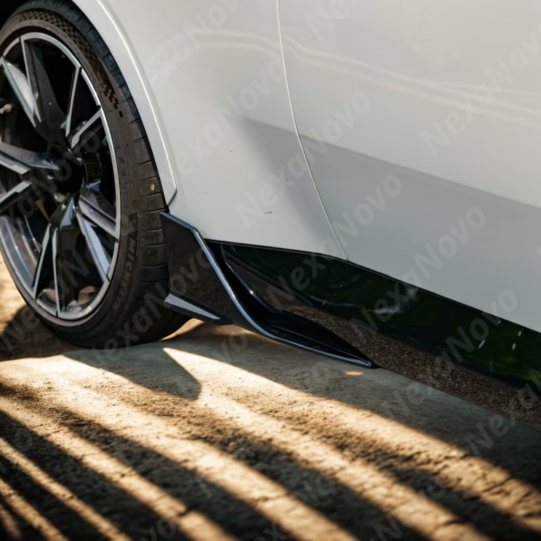Close-up of VTEN side skirt mounting points