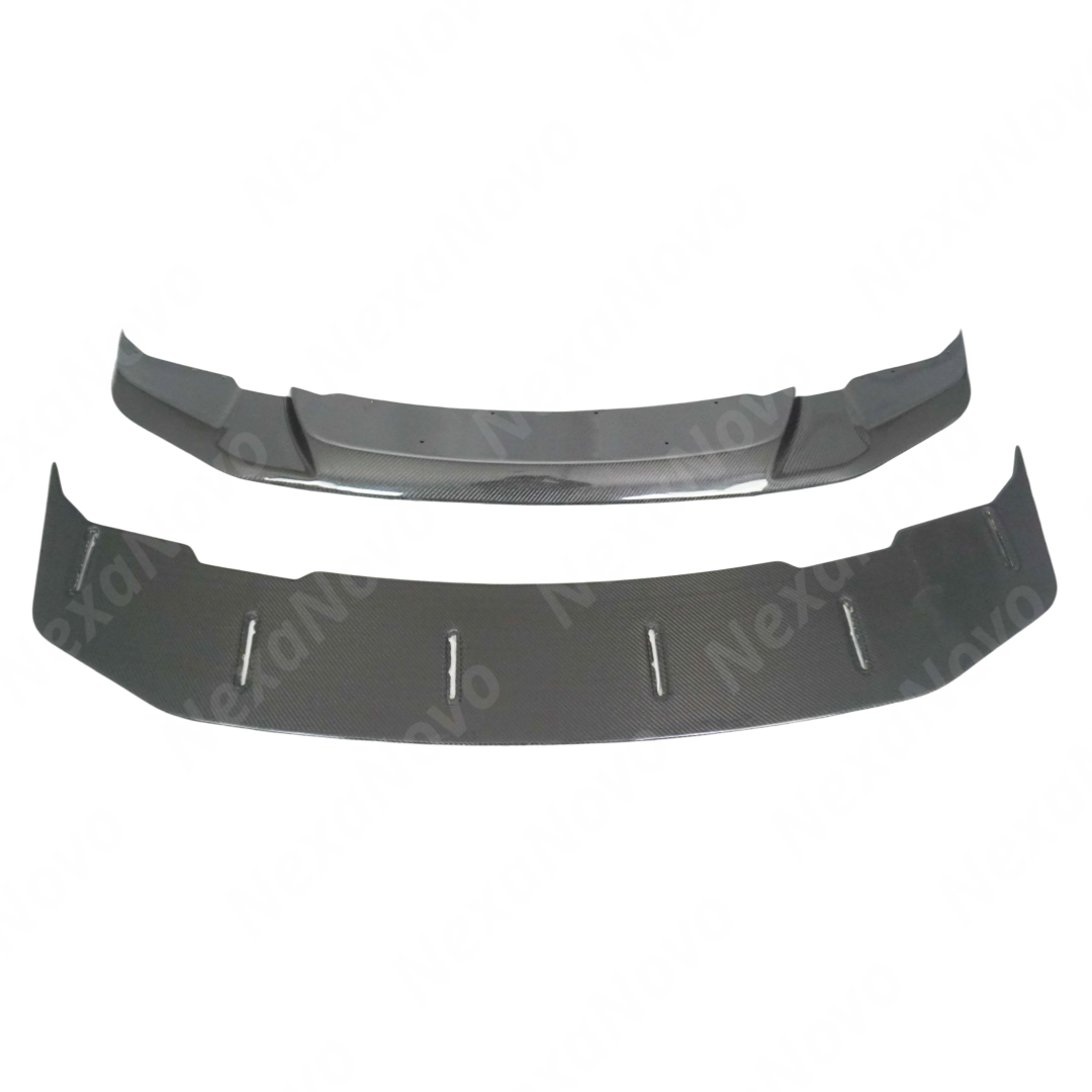 High-gloss NexaNovo carbon fiber lower bumper lip for BMW M4 2014-2018
