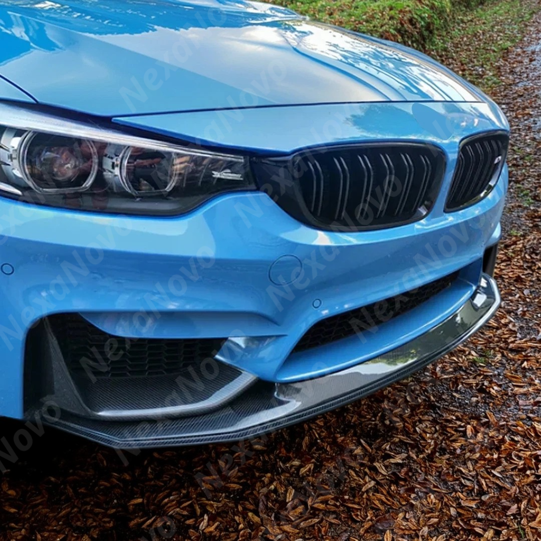 Precision fitment of NexaNovo front lip on a 2016 BMW M3