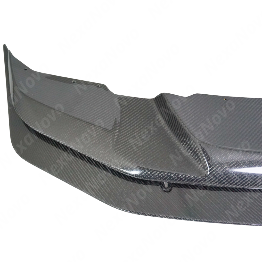 Full front view of a 2015 BMW M4 with new NexaNovo front splitter