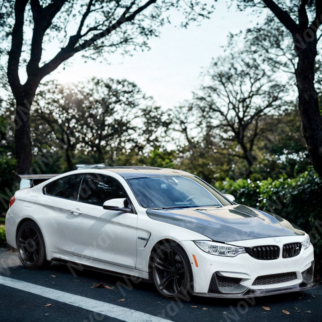 Lightweight NexaNovo real carbon fiber material of the M3 GTS style lip