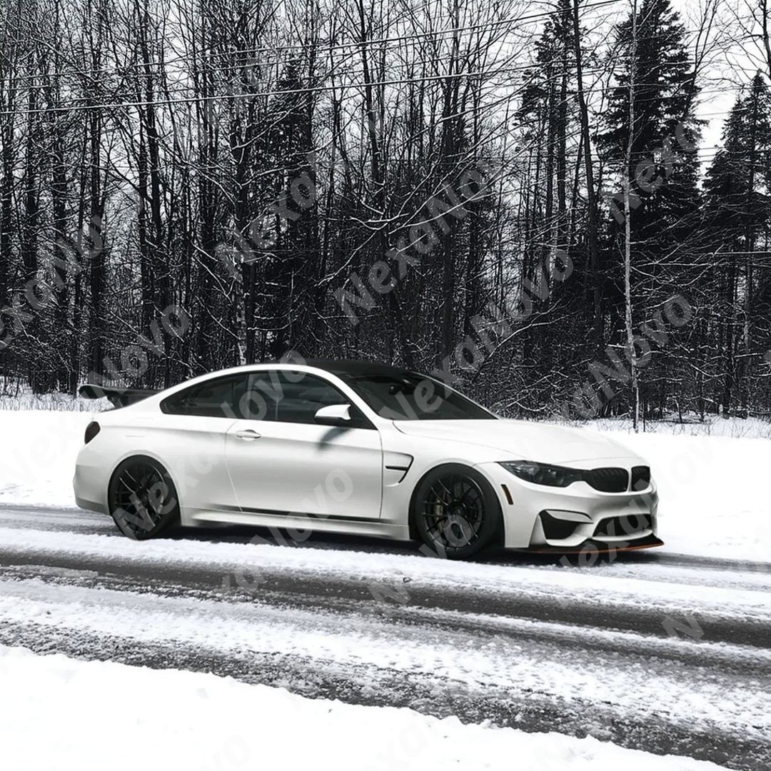 Styling upgrade for a 2018 BMW M3 with NexaNovo front splitter