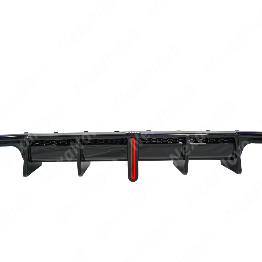 Performance-inspired VTEN rear diffuser on BMW X1 U11