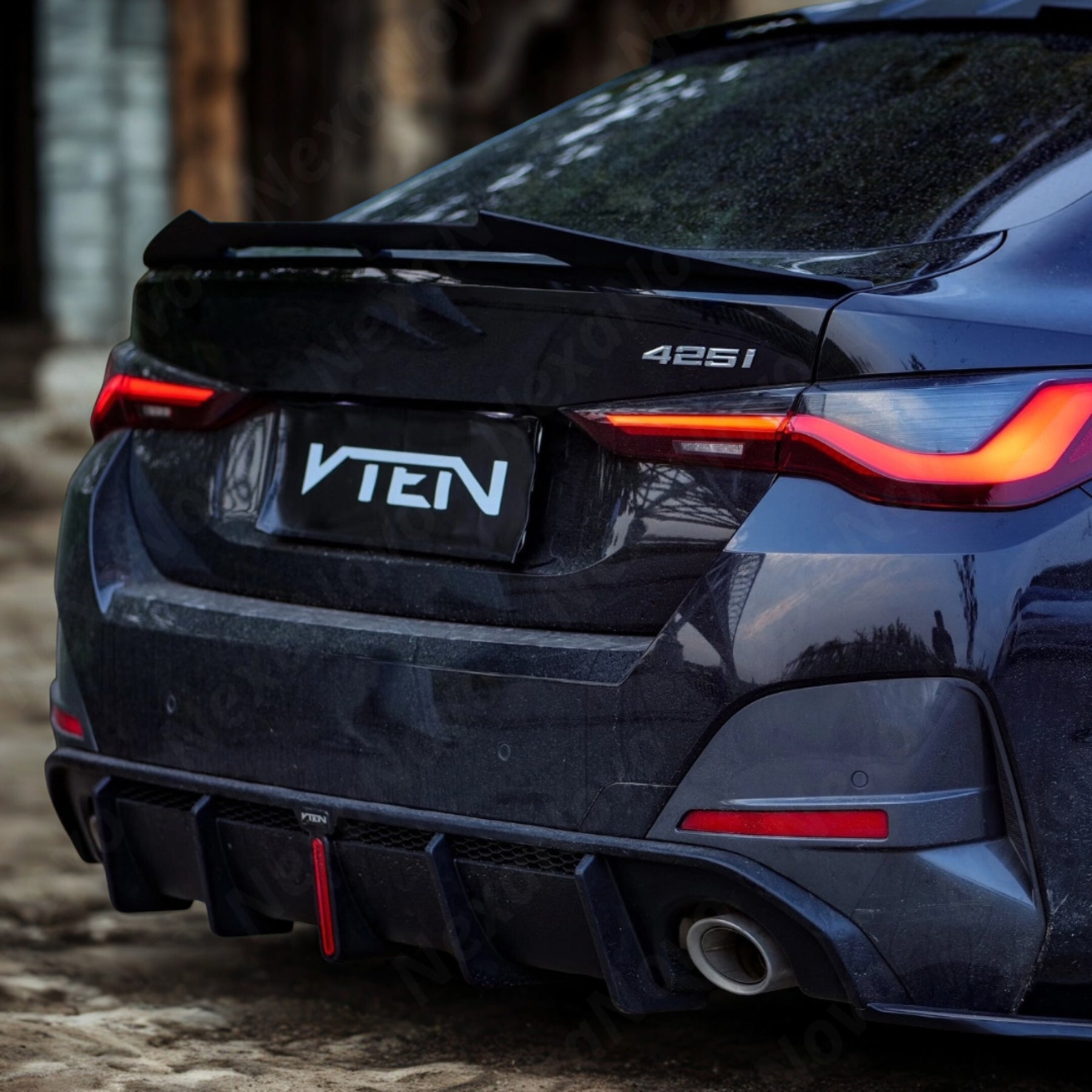 VTEN-style spoiler carbon upgrade for BMW 4 Series G26