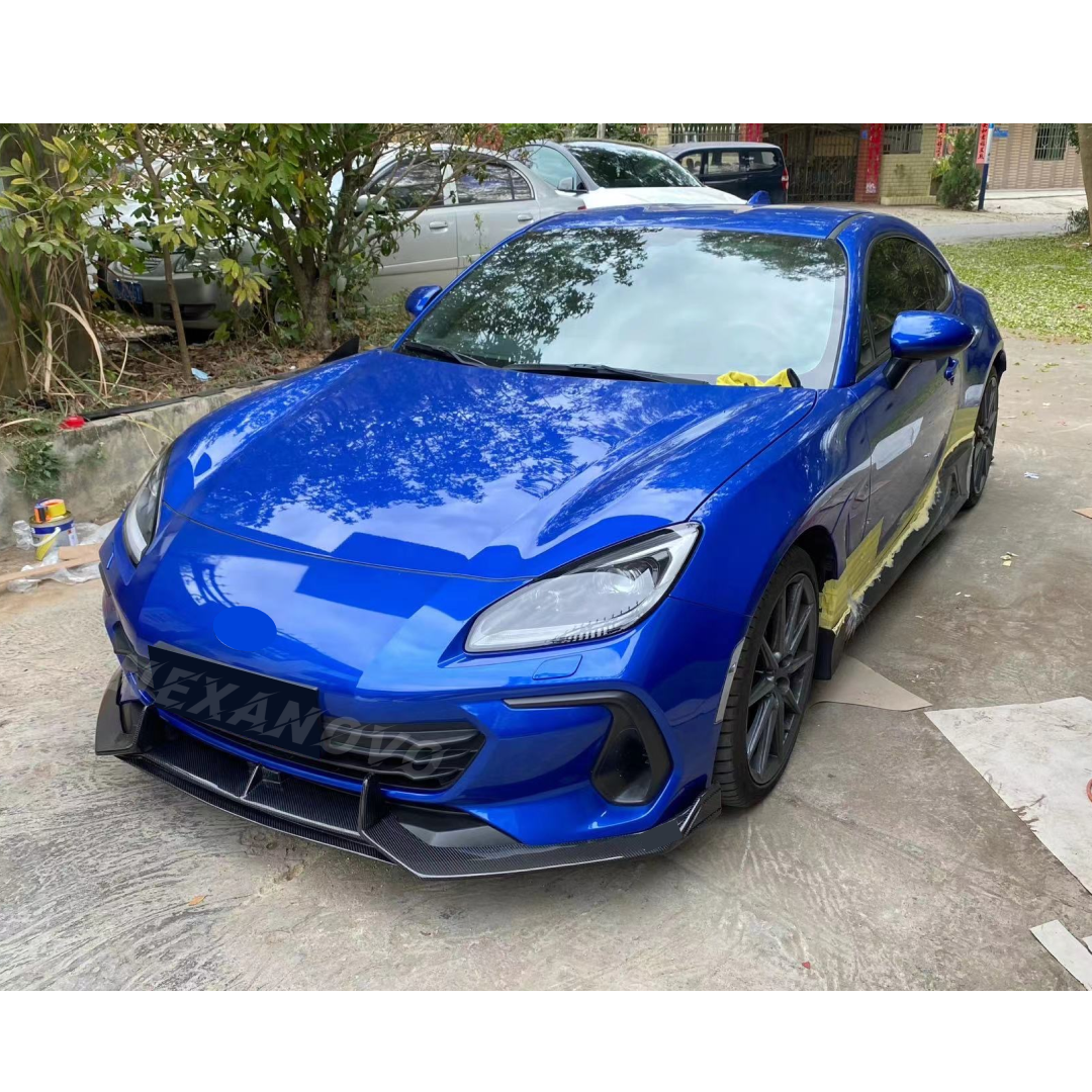 2024 Subaru BRZ Carbon Fiber Front Bumper Lower Lip Spoiler Kit by NexaNovo