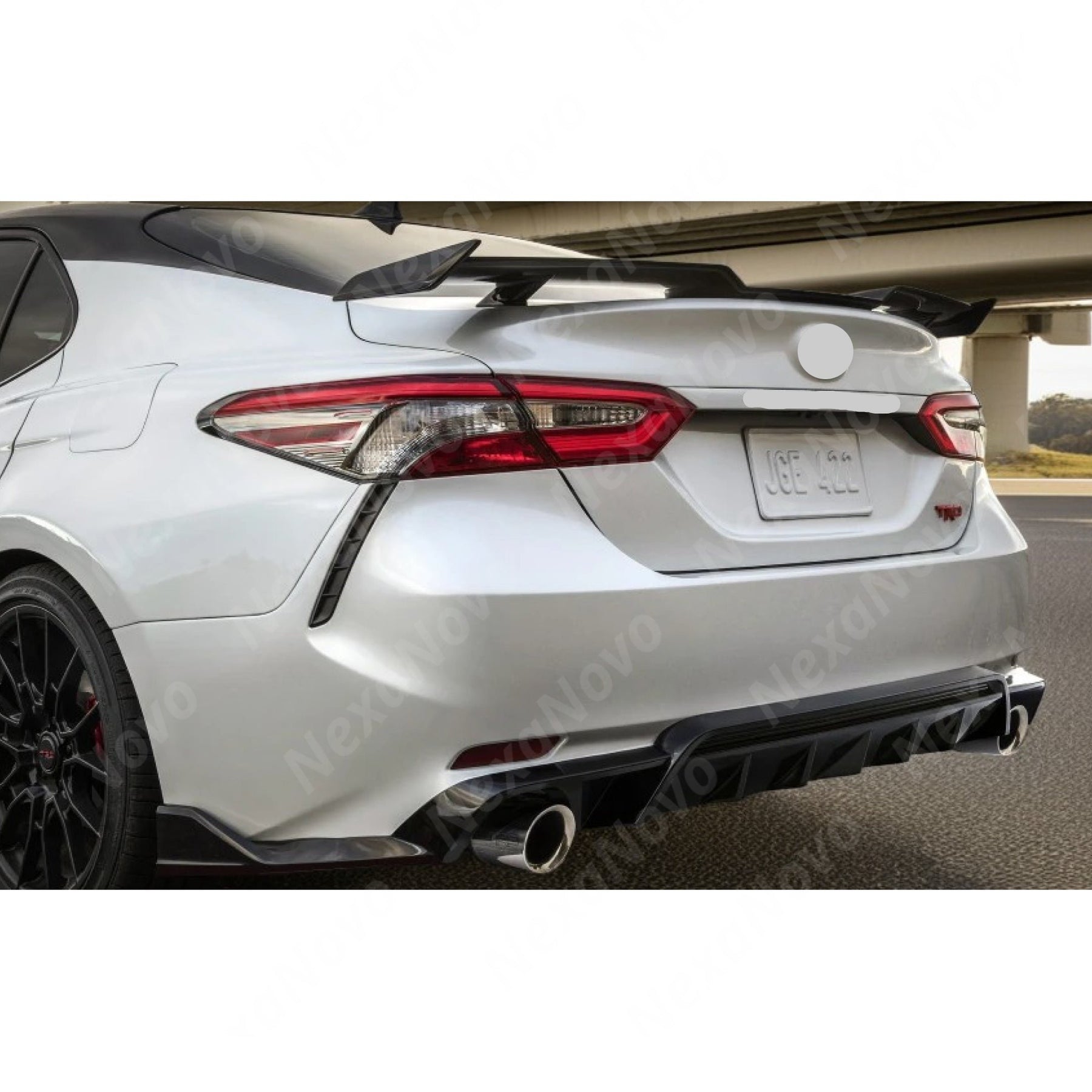 2021 Toyota Camry Rear Splitters Corners TRD Style in 4 Color Variants by NexaNovo