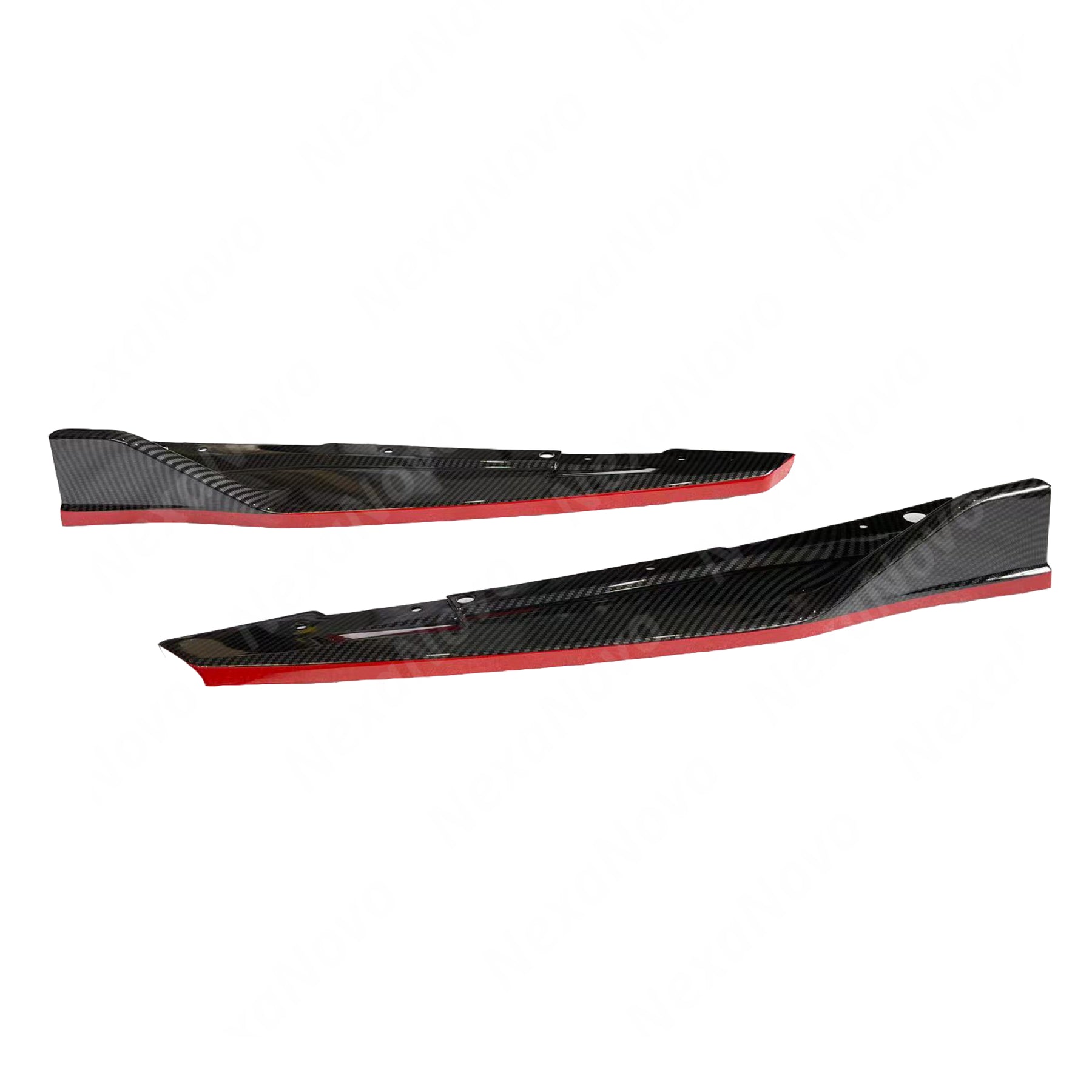 Aerodynamic TRD Style Rear Corner Splitters in 4 Color Options for 2019 Toyota Camry by NexaNovo