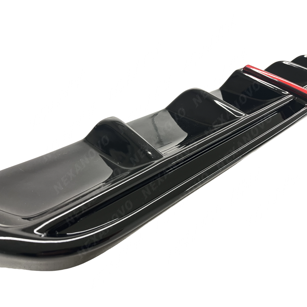 High-Quality TRD Style Rear Diffuser and Corner Splitters for 2018 Toyota Camry by NexaNovo