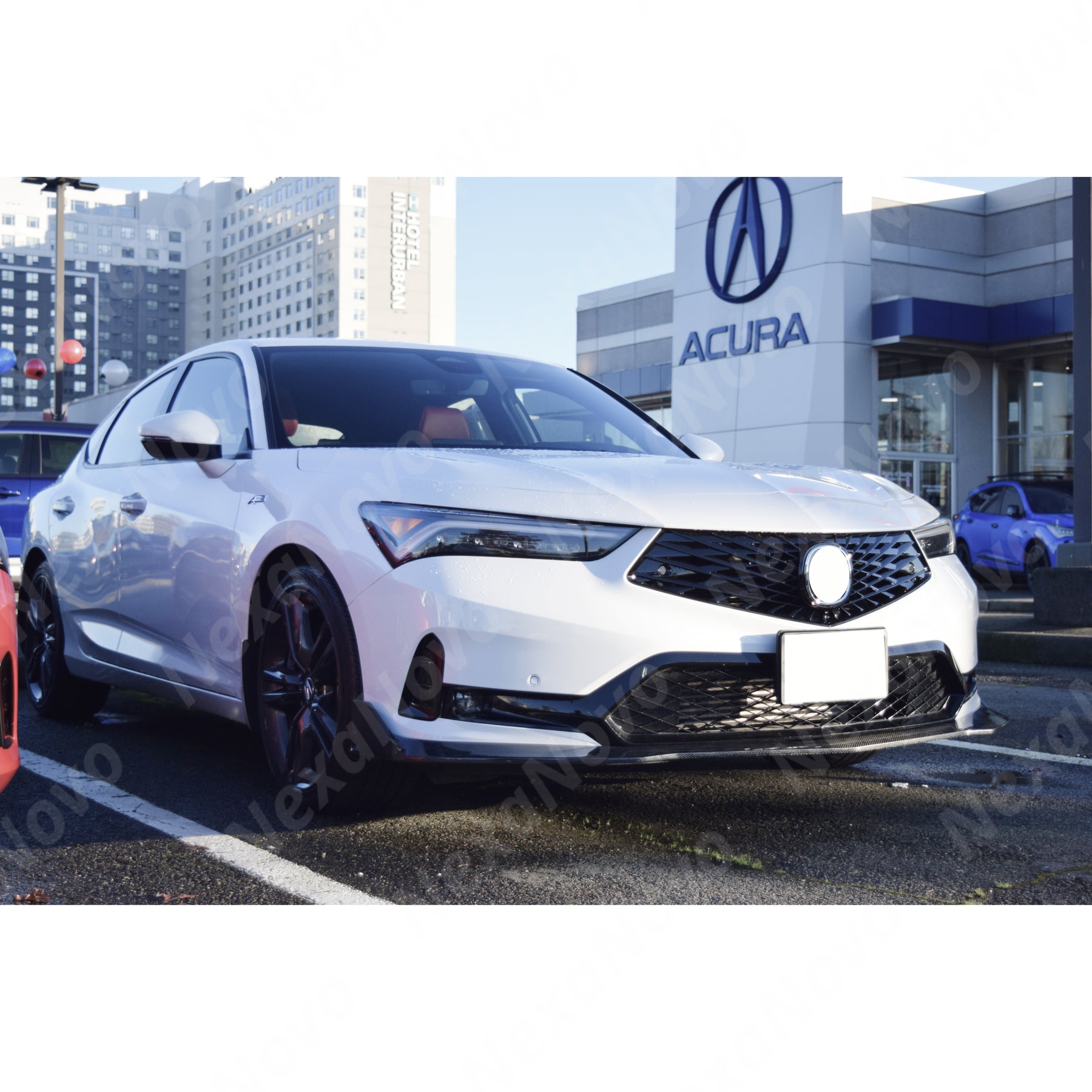 Front bumper lip splitter for Acura Integra 2024 by NexaNovo.