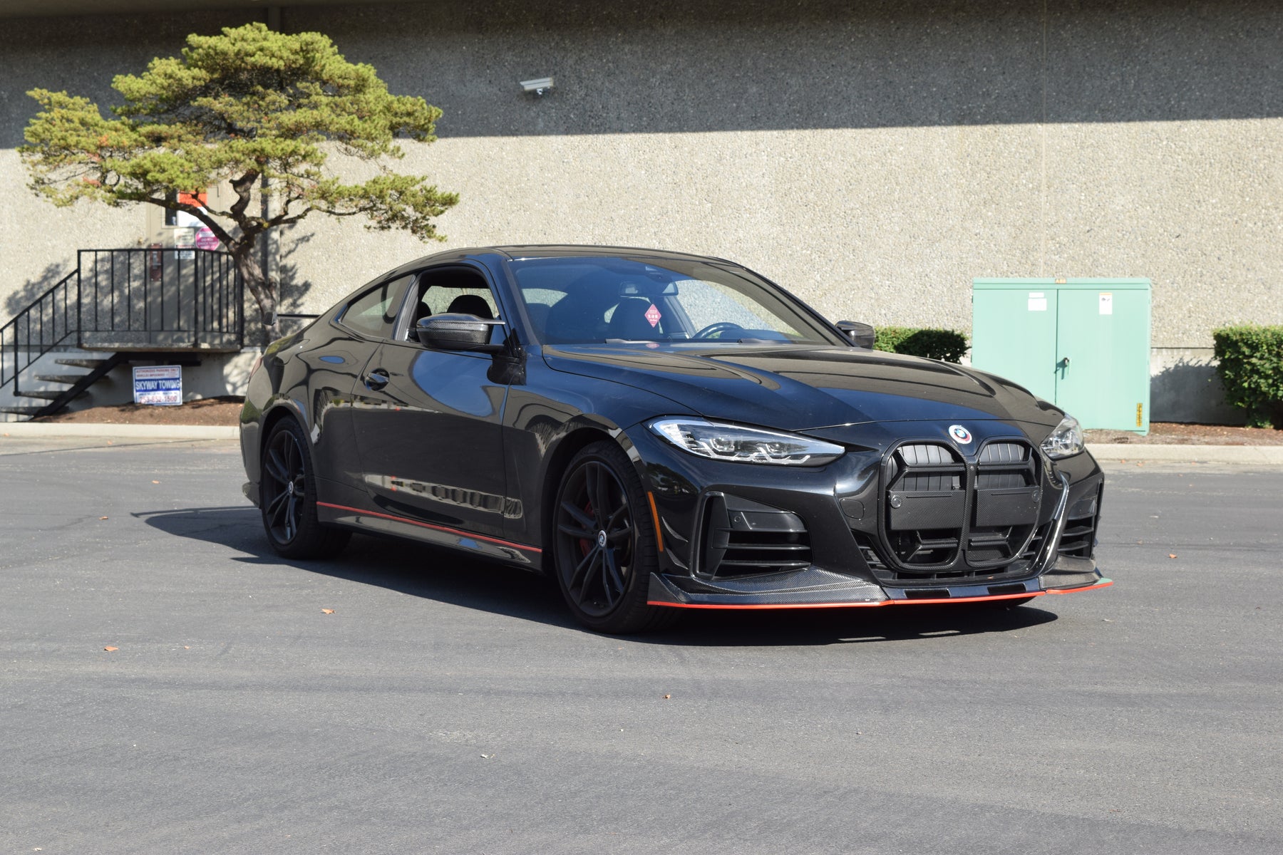 Real Carbon Fiber Racing CSL Style Front Lip Side Skirt For BMW G22/23 430i M440i (2021-2025) NexaNovo