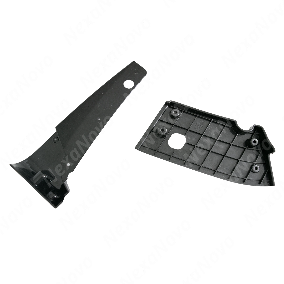 Durable composite material of the NexaNovo Dodge Charger SRT H style front splitter