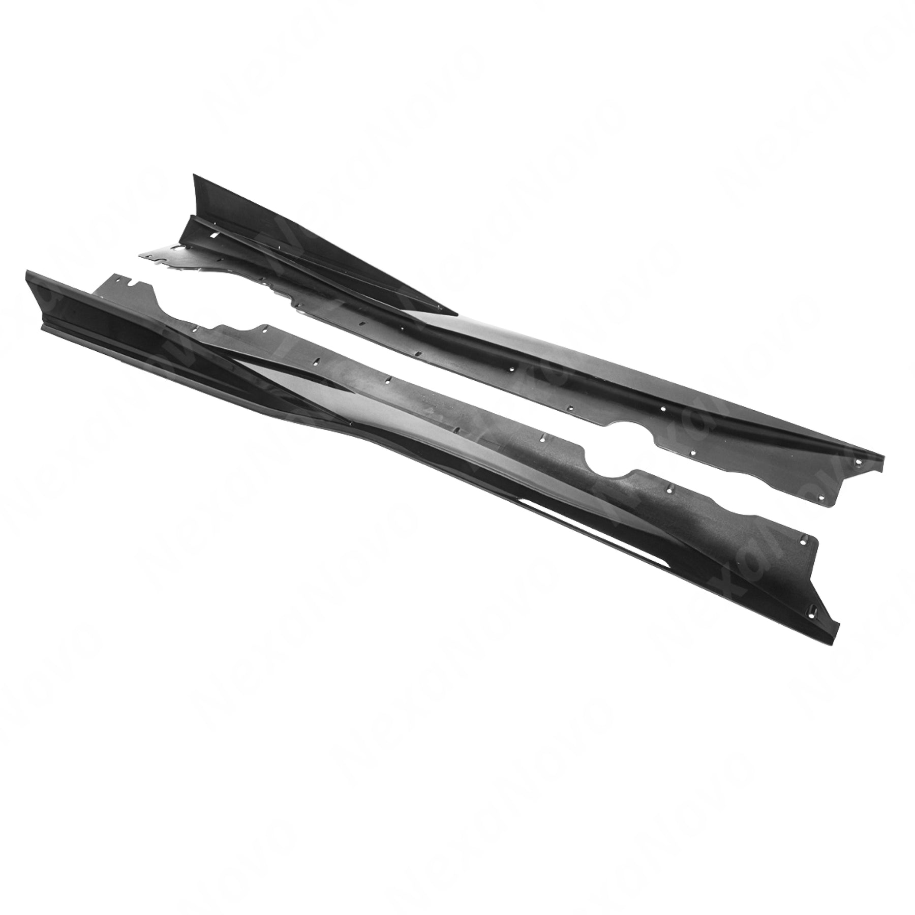 Gloss Black Aero Kit Side Skirts for 2023 Chevrolet Corvette C8 by NexaNovo