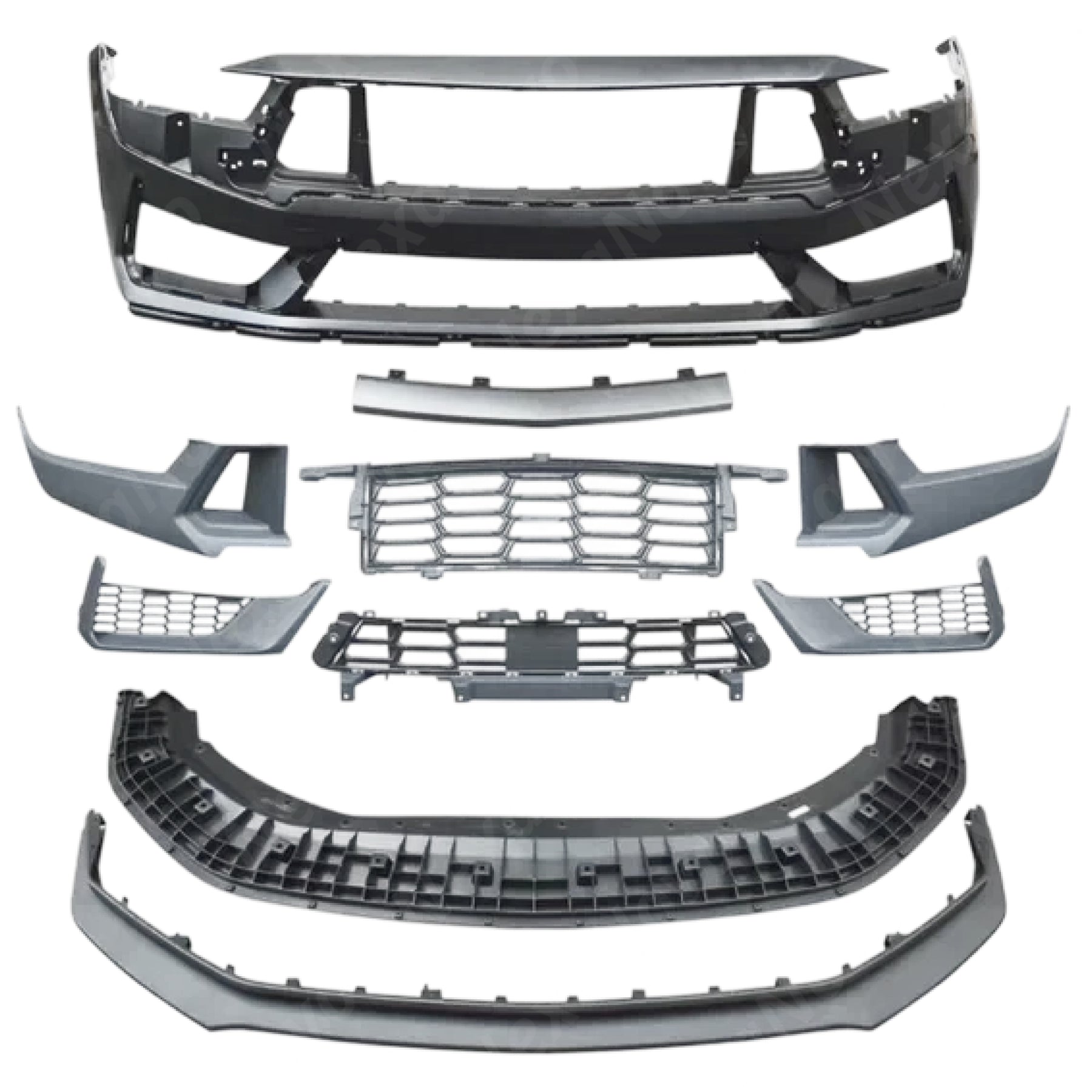 High-Quality Primer Front Bumper Kit for 2025 Mustang EcoBoost by NexaNovo