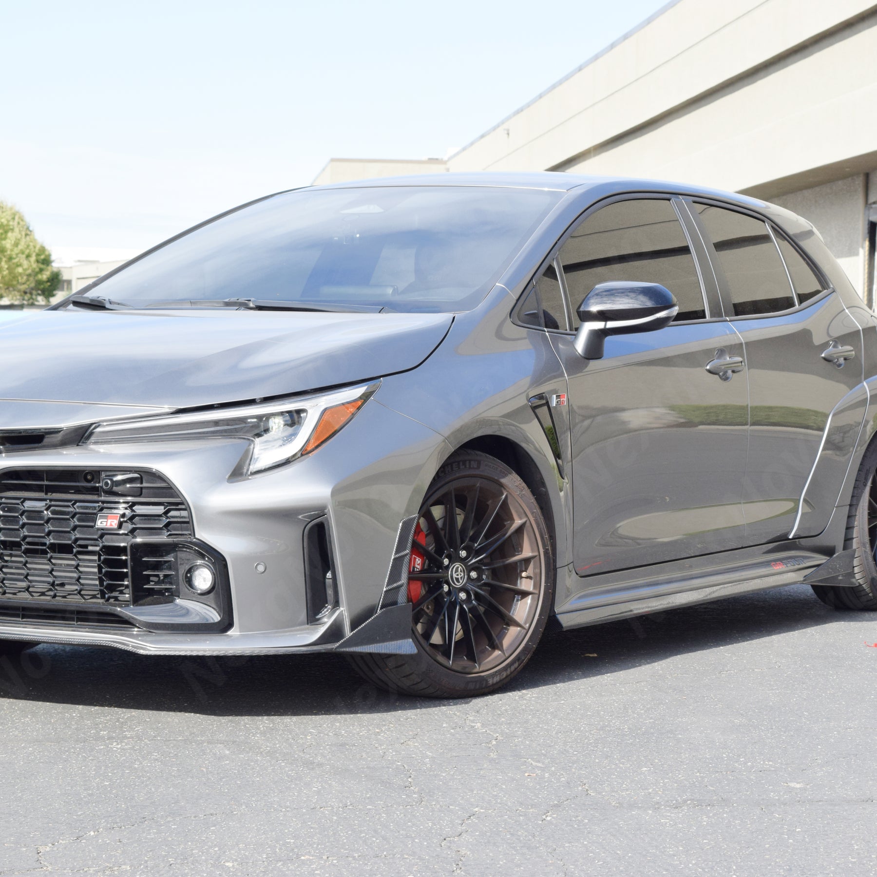 Real Carbon Fiber Front Corner Splitter for Toyota GR Corolla (2022-2026) NevaNovo