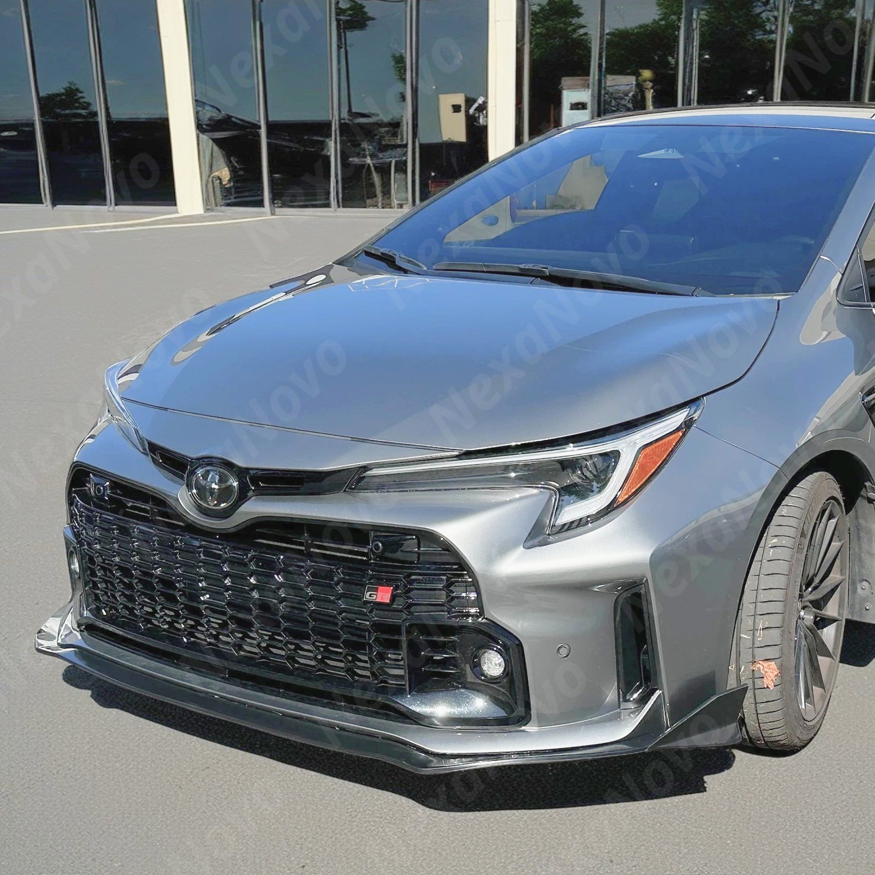 Front Bumper Splitter Spoiler Lip 1pc PU Black for Toyota GR Corolla (2022-2026) NevaNovo