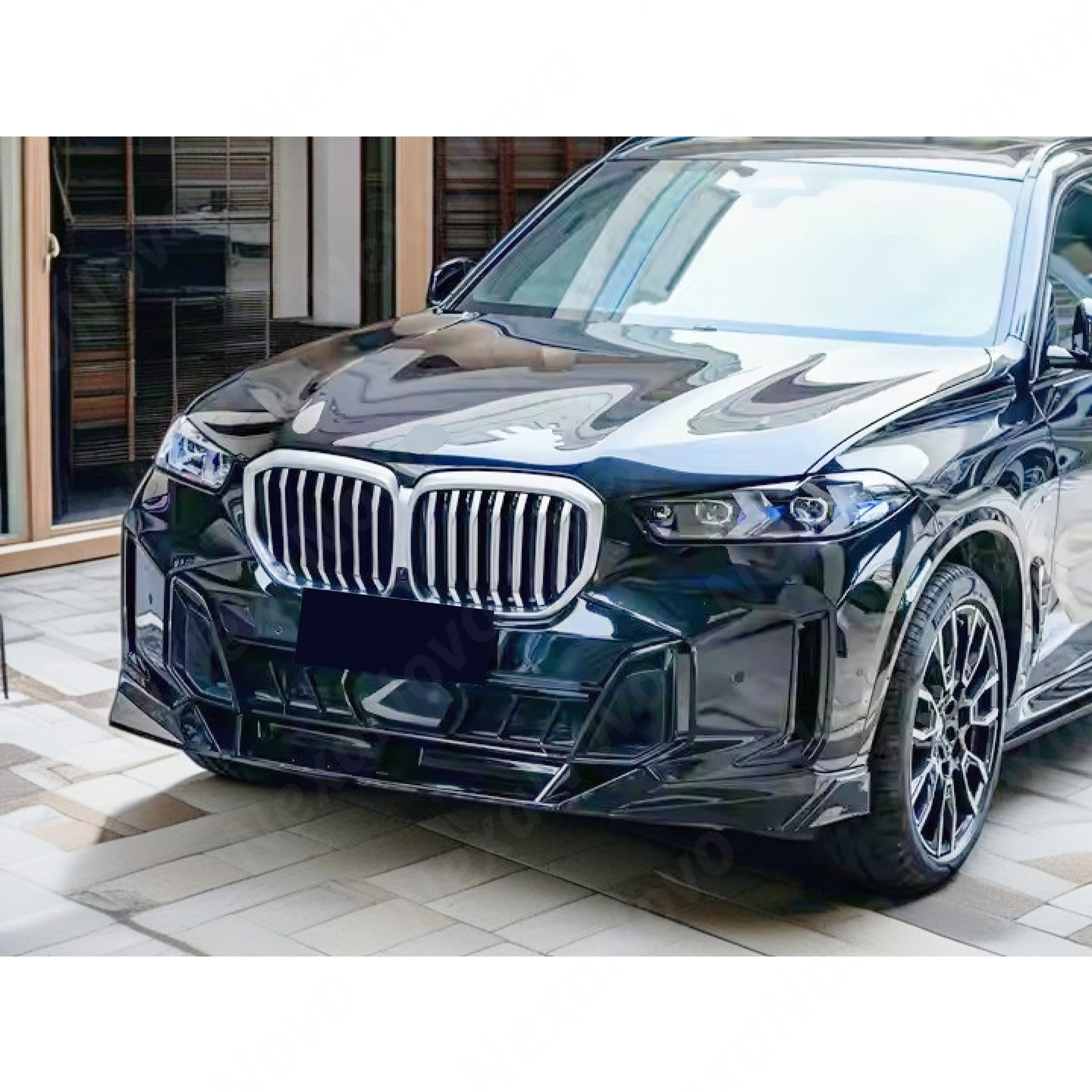 Front splitter lower bumper lip for BMW X3 G01 LCI M Competition 2022-2024 by NexaNovo.